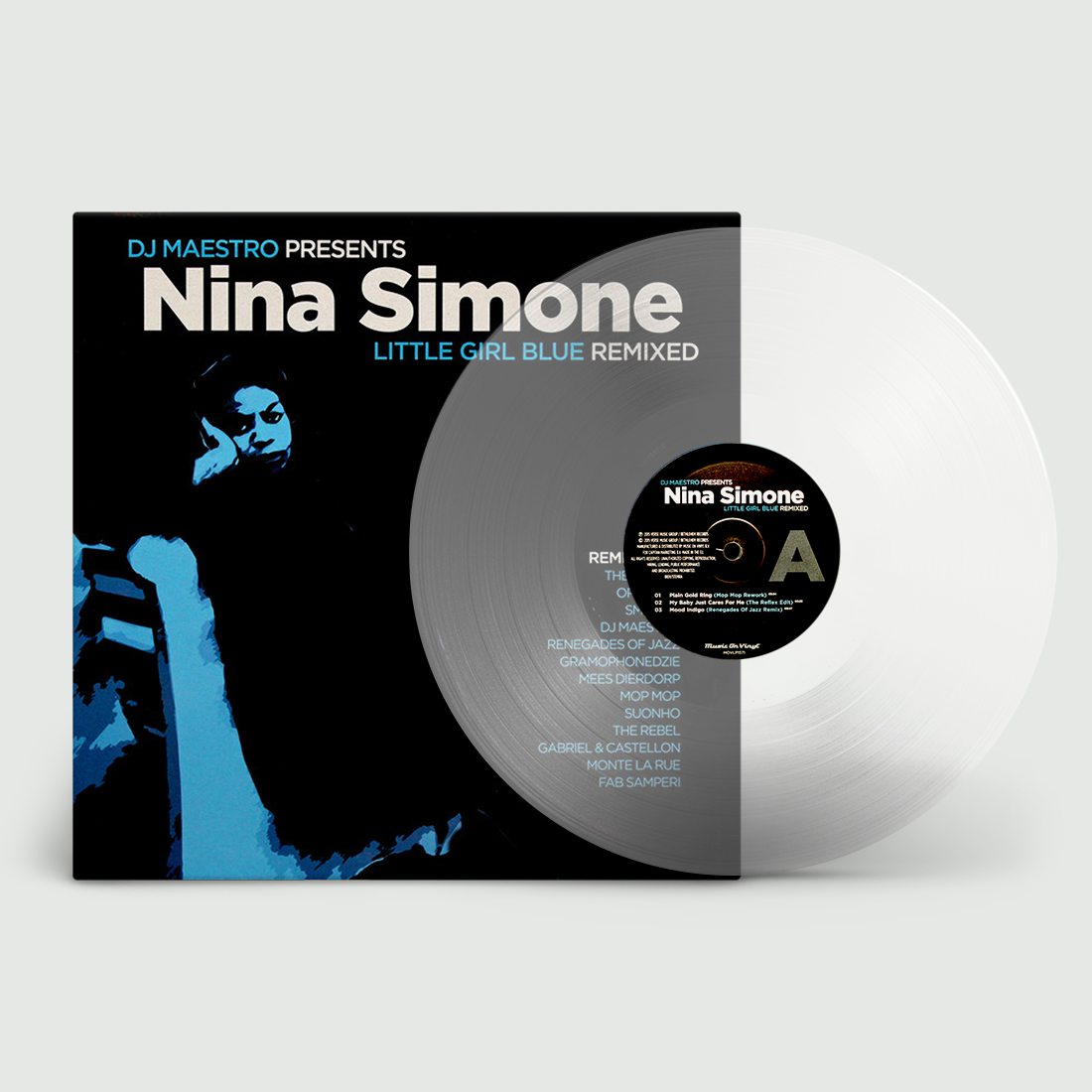 Nina Simone - Little Girl Blue Remixed: Limited Transparent Vinyl 2LP