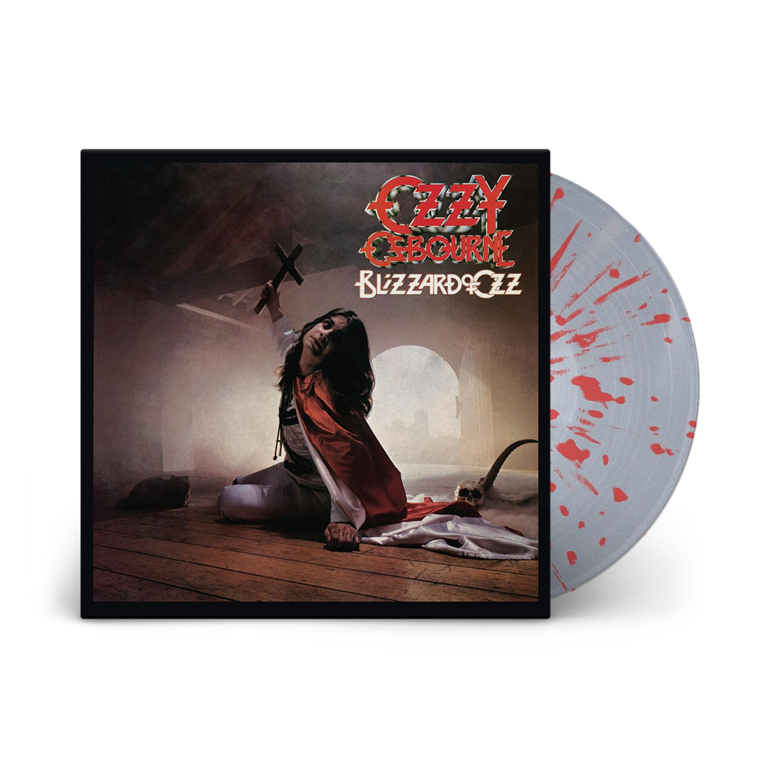Ozzy Osbourne - Blizzard of Oz: Limited Edition Silver + Red Swirl Vinyl LP