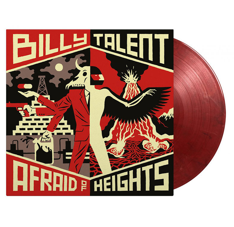 Billy Talent - Afraid Of Heights: Limited Transparent Red, White & Black Vinyl 2LP