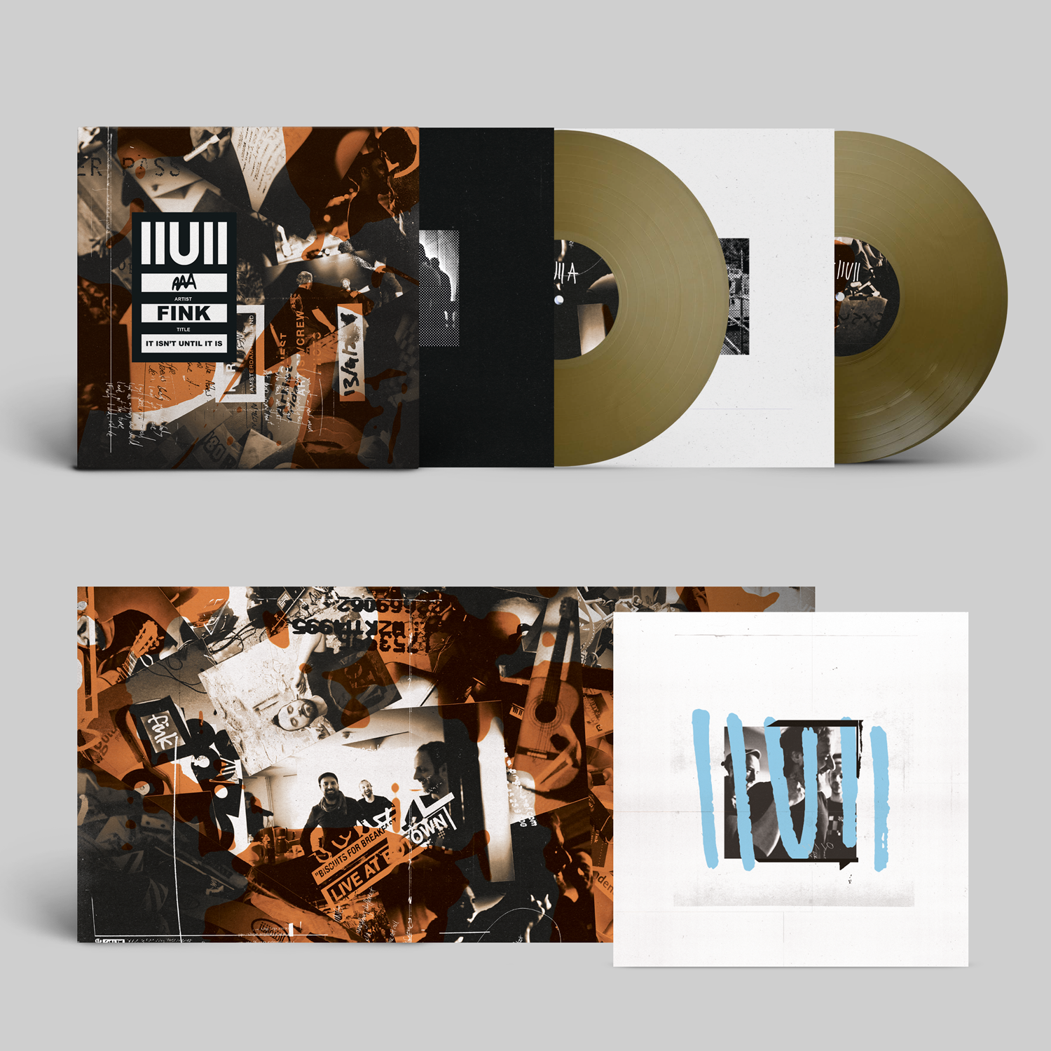 Fink - IIUII: Signed Exclusive Solid Bronze Vinyl 2LP