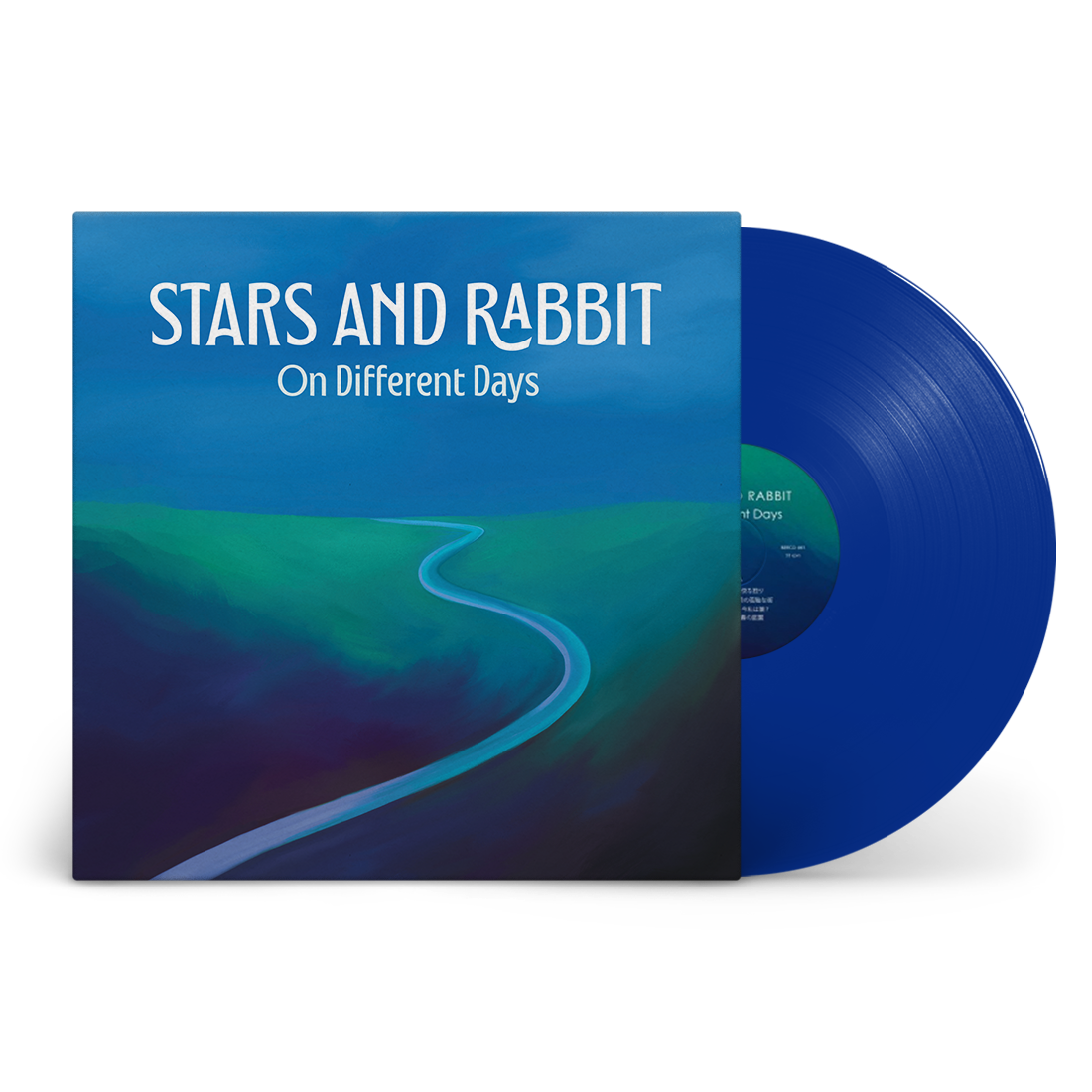 Stars and Rabbit - On Different Days: Exclusive Blue Moon Vinyl LP + Signed Art Print