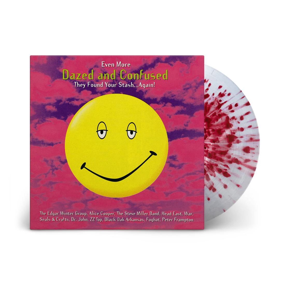 Original Soundtrack - Even More Dazed and Confused: Limited Edition White + Red "Bloodshot Eyes" Splatter Vinyl LP
