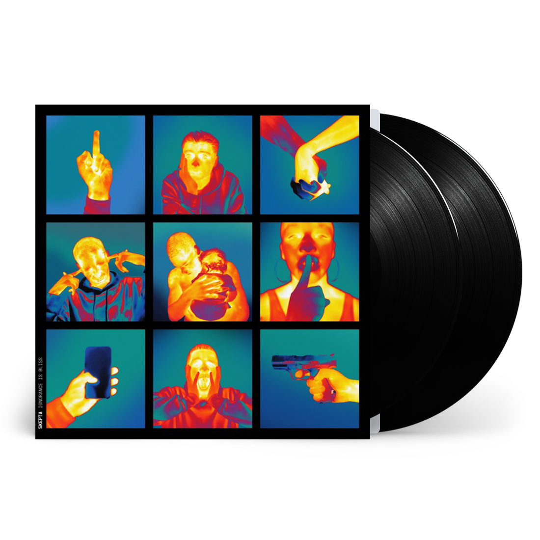 Skepta - Ignorance is Bliss: Vinyl 2LP w/ Heat Signature Liquid Cristal Applied Sleeve