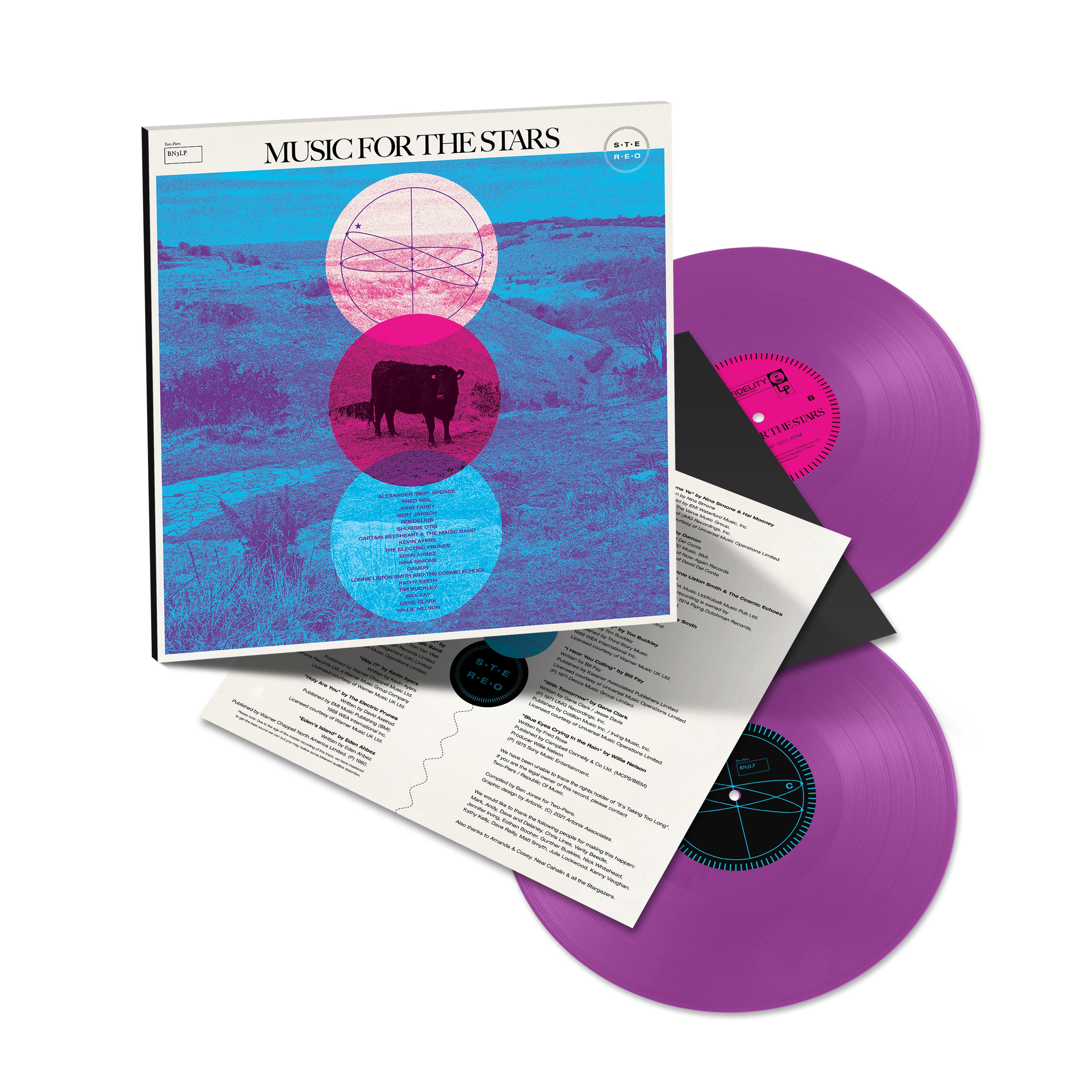 Various Artists - Music for the Stars (Celestial Music 1960-1979): Transparent Amethyst Vinyl 2LP