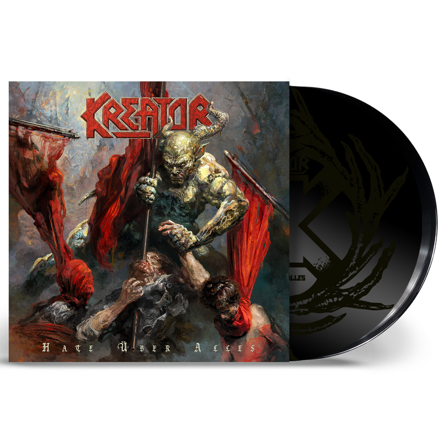 Kreator - Hate Über Alles: Limited Edition Trifold Double Black Vinyl 2LP