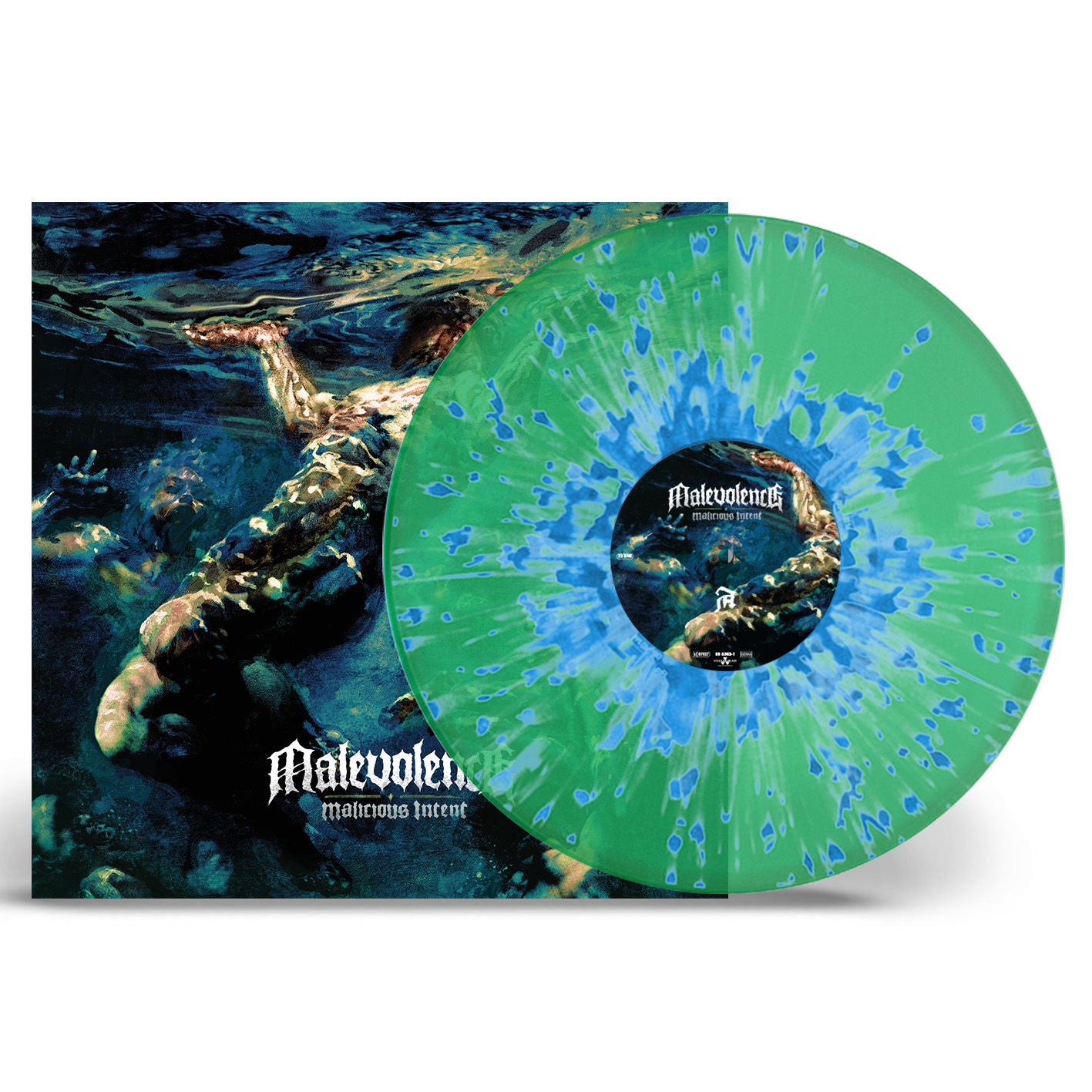 Malevolence - Malicious Intent: Limited Edition Green + Sky Blue Splatter Vinyl LP