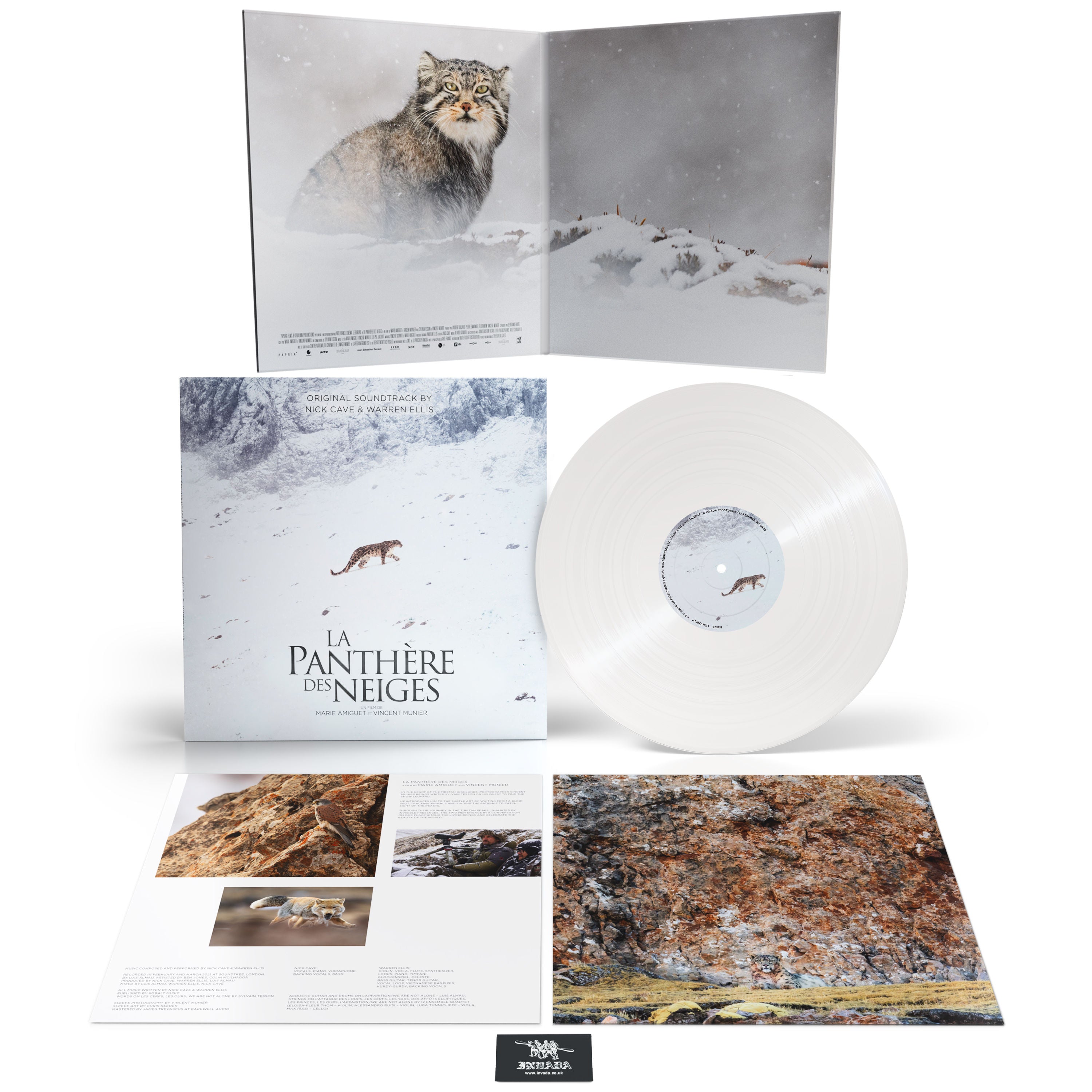 Nick Cave & Warren Ellis - La Panthère Des Neiges (OST): Limited White Vinyl LP 