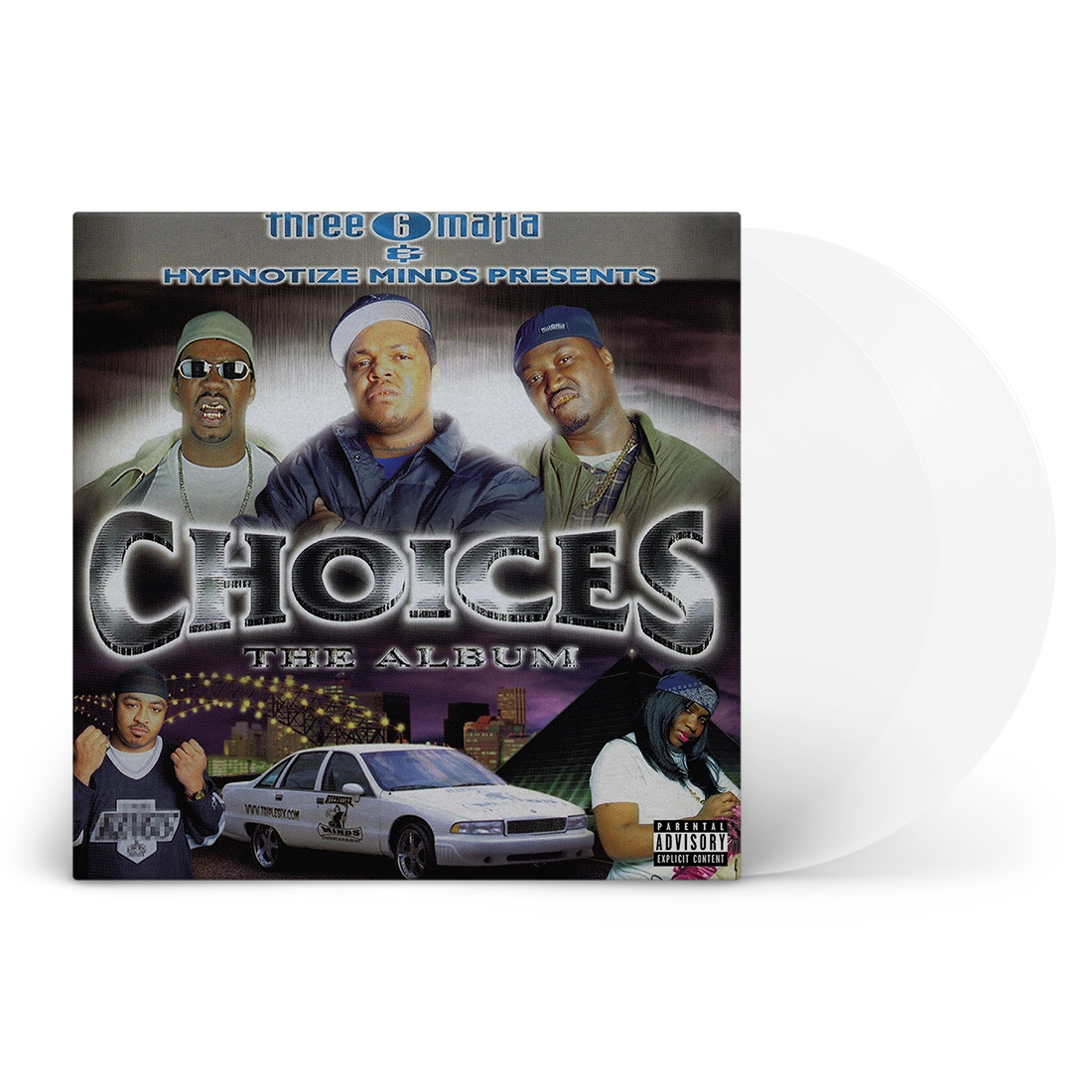 Three 6 Mafia - Choices - The Album: Limited White Vinyl 2LP