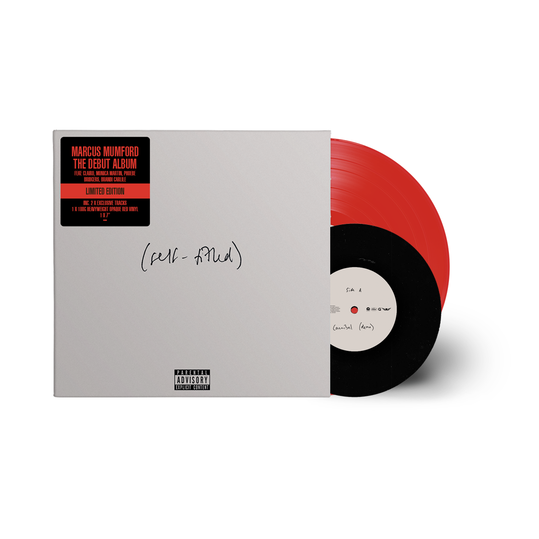 Marcus Mumford - (self-titled) Exclusive 12" Red Vinyl with 7" Black Vinyl