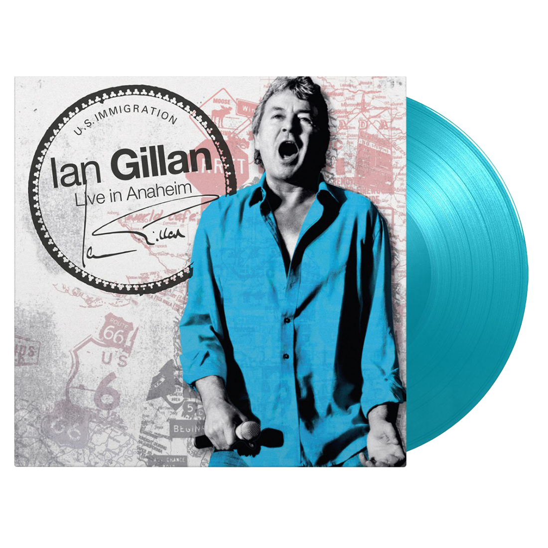 Ian Gillan - Live In Anaheim: Limited Turquoise Vinyl 2LP