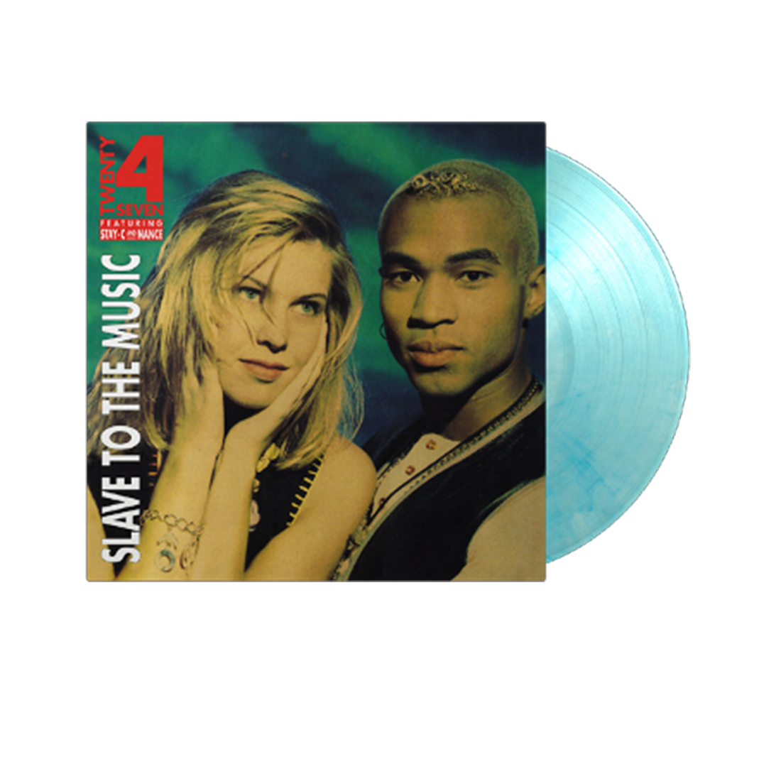 Twenty 4 Seven - Slave To The Music: Limited Crystal Clear & Blue Marbled Vinyl LP