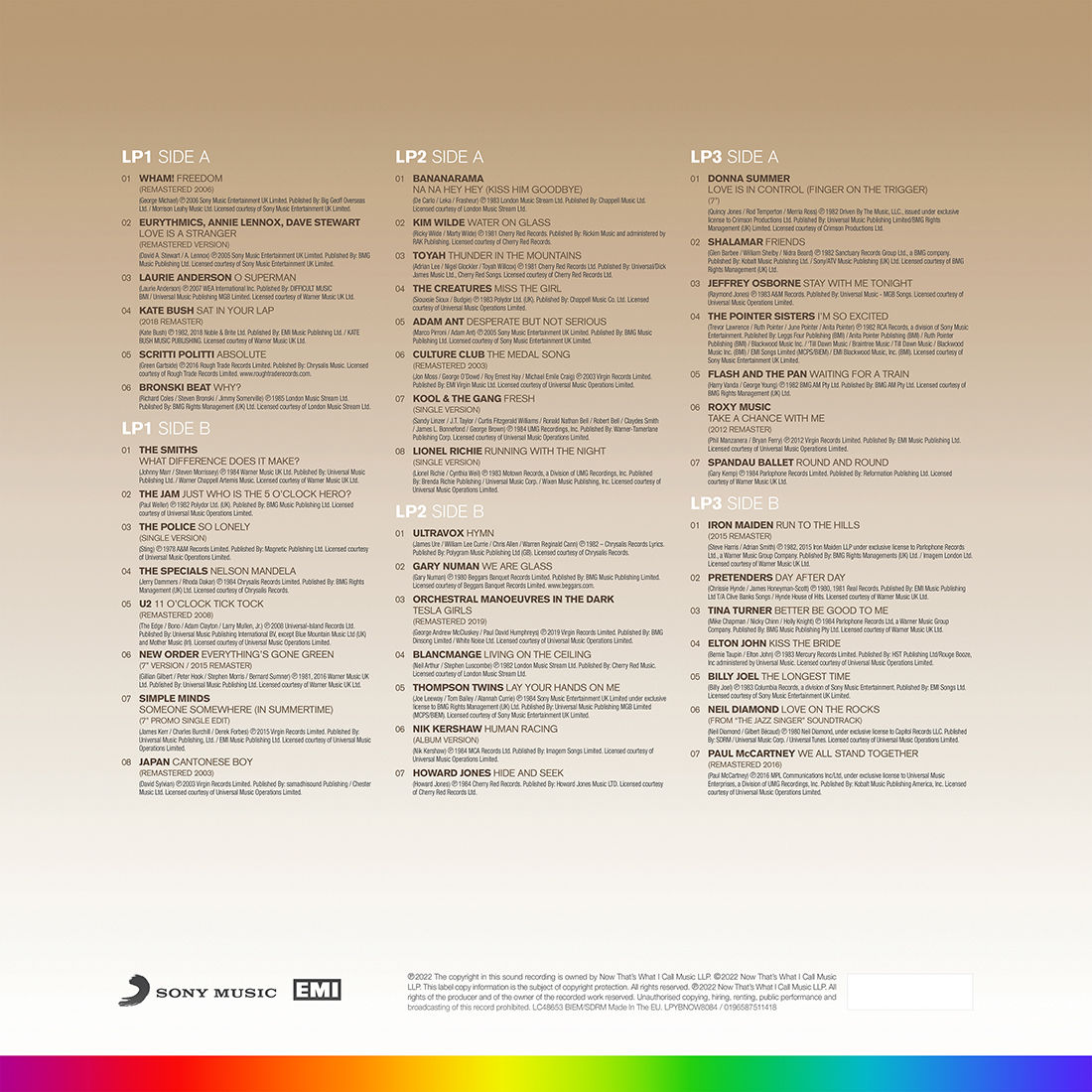 Various Artists - NOW - Yearbook 1980 - 1984: The Final Chapter (3LP)