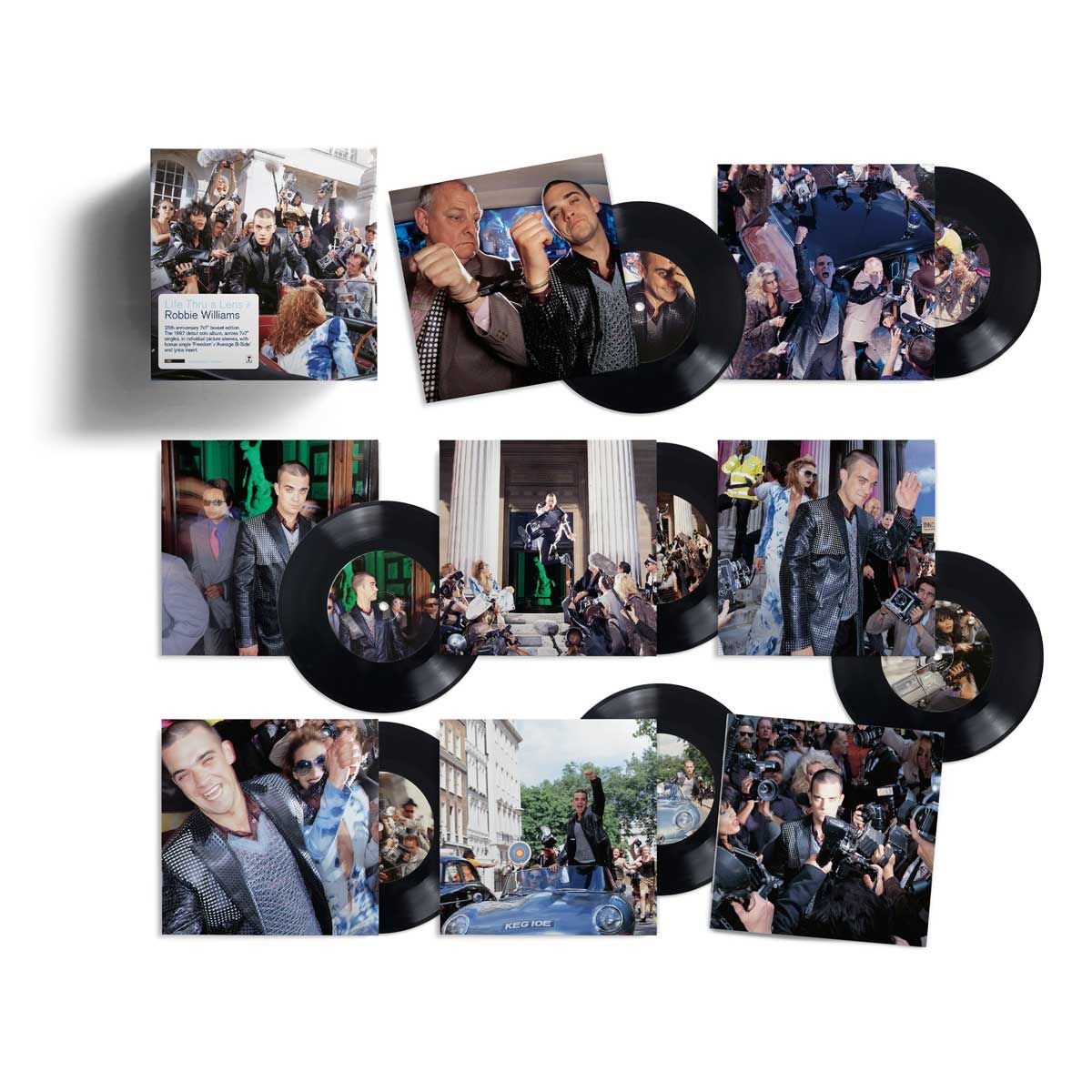 Robbie Williams - Life Thru A Lens (25th Anniversary Edition): Vinyl 7 x 7" Box Set