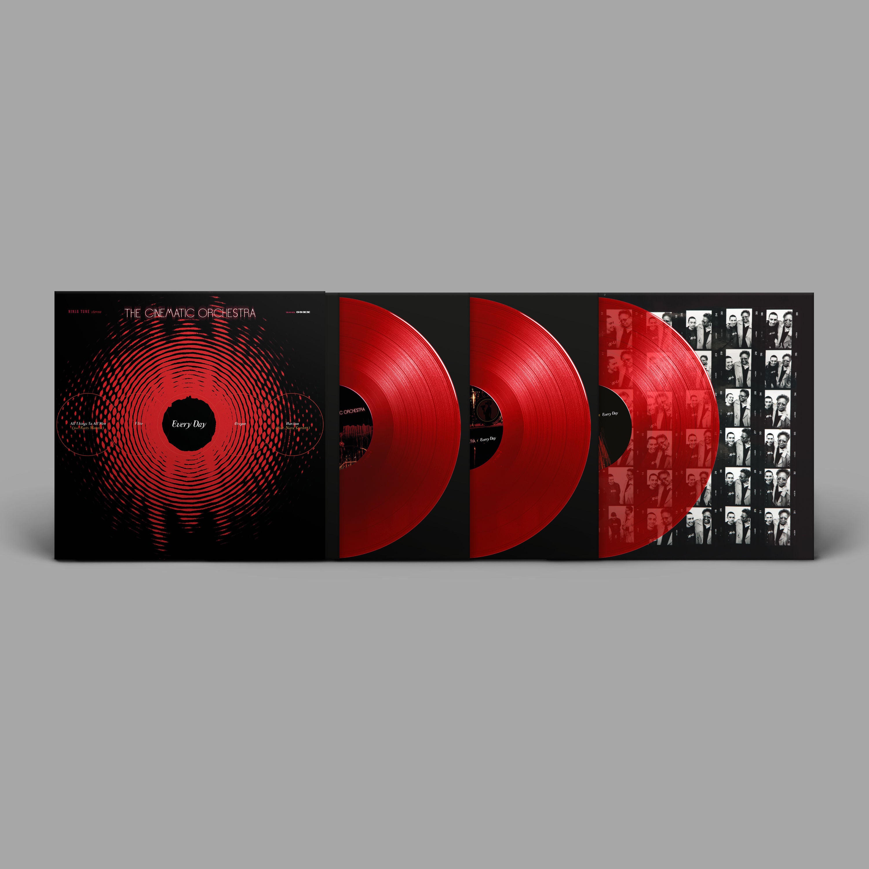 The Cinematic Orchestra - Every Day: Limited Edition 20th Anniversary Translucent Red Vinyl 3LP