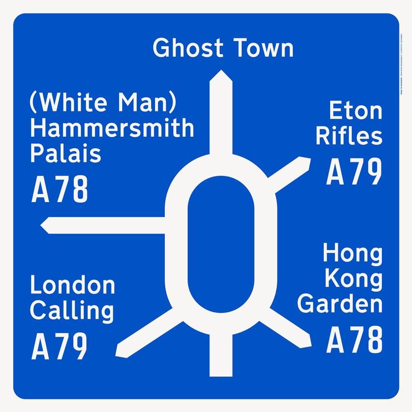 Dorothy - Road to Nowhere: Post-Punk Roundabout Screen Print Poster