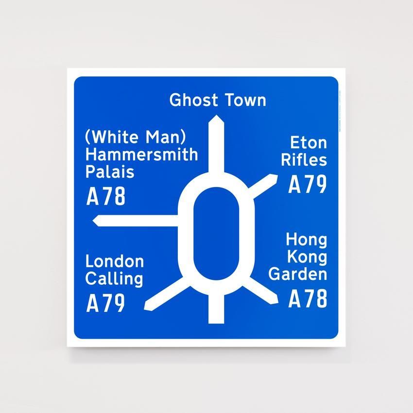 Dorothy - Road to Nowhere: Post-Punk Roundabout Screen Print Poster