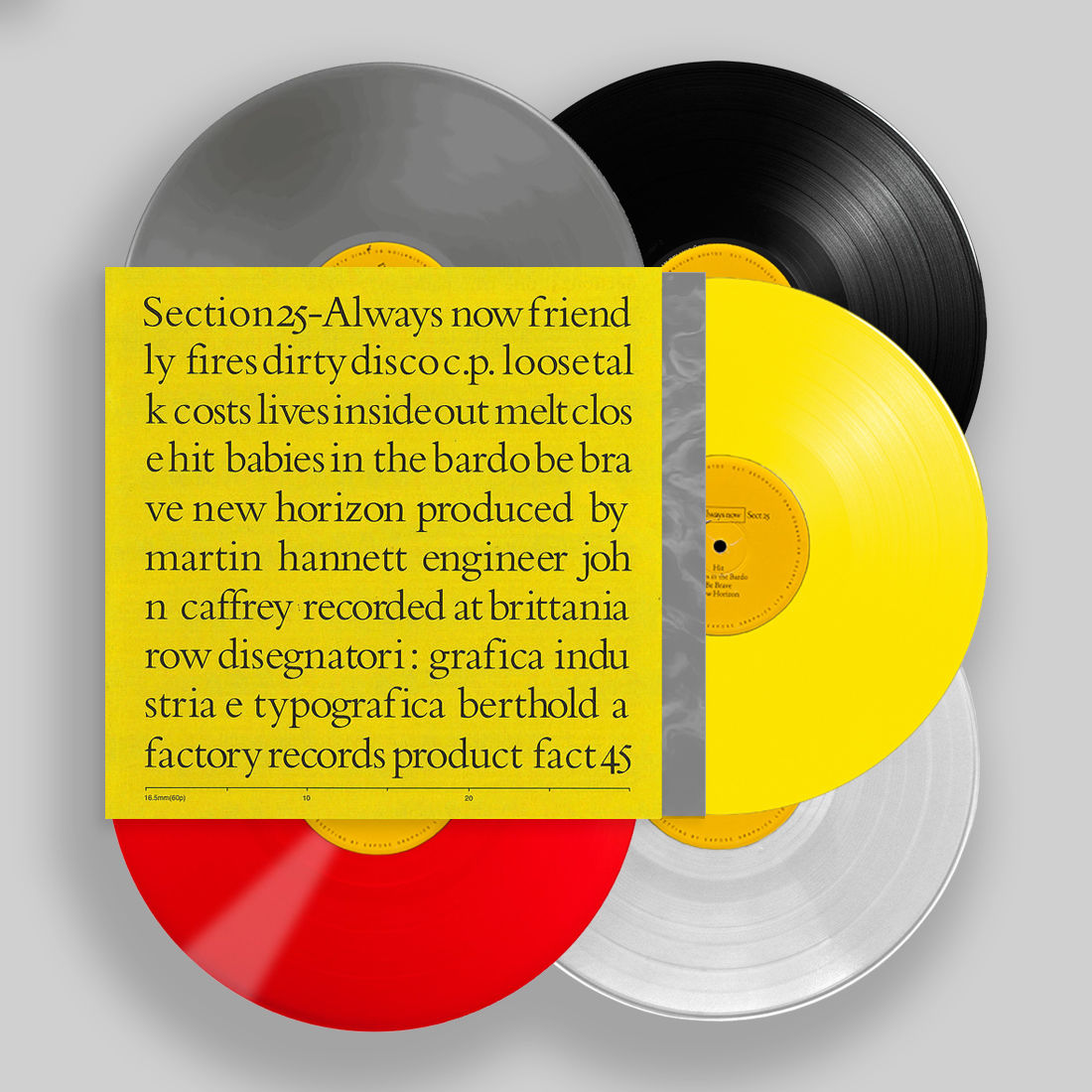 Section 25  - Always Now: Deluxe Colour Vinyl 5LP Box Set