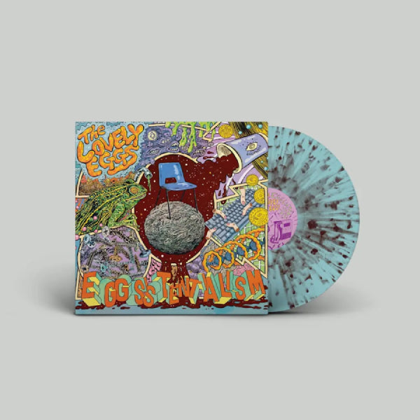 The Lovely Eggs - Eggsistentialism: Transparent Blue Vinyl With Coffee Splatter Vinyl LP