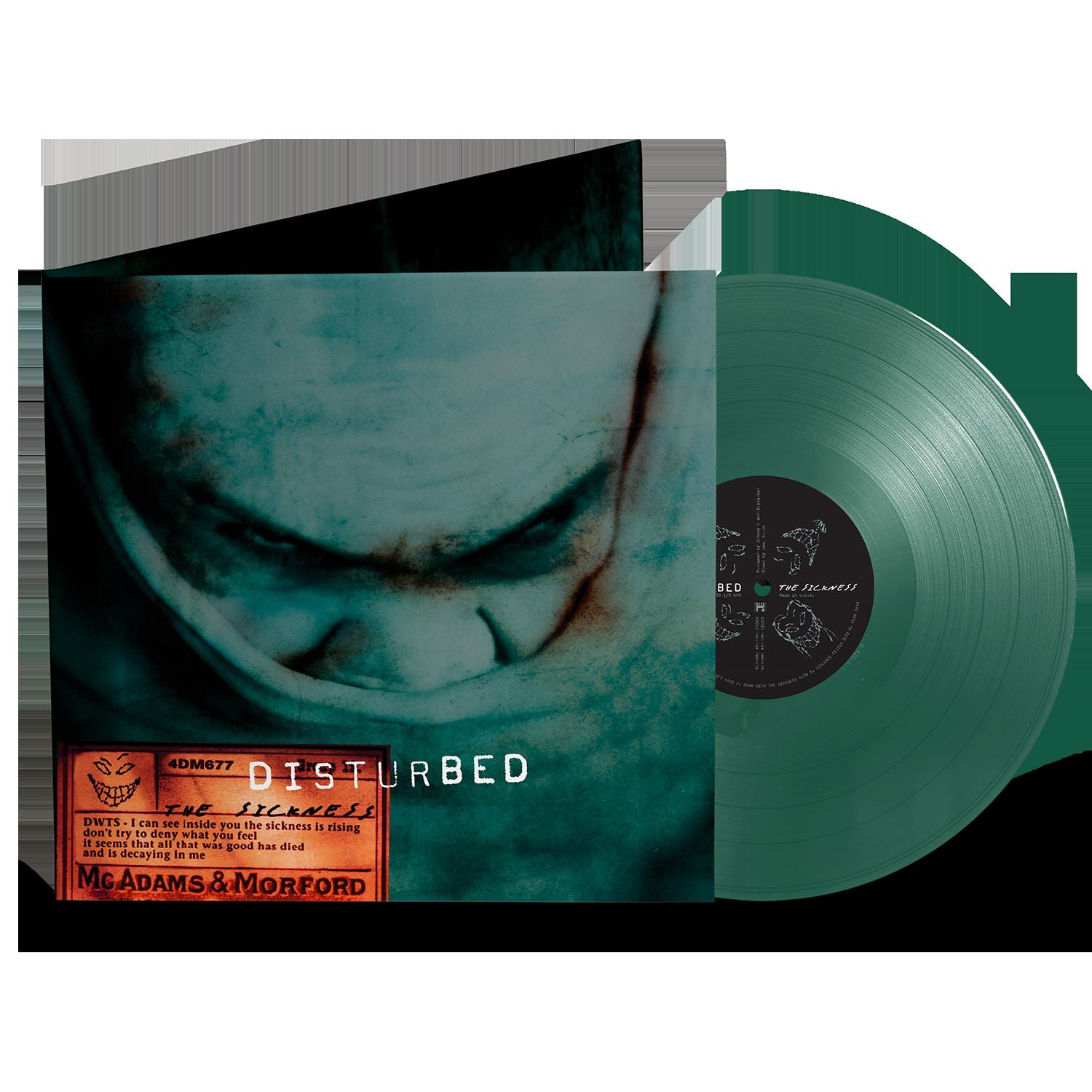 Disturbed - The Sickness 25th Anniversary: Green Vinyl LP