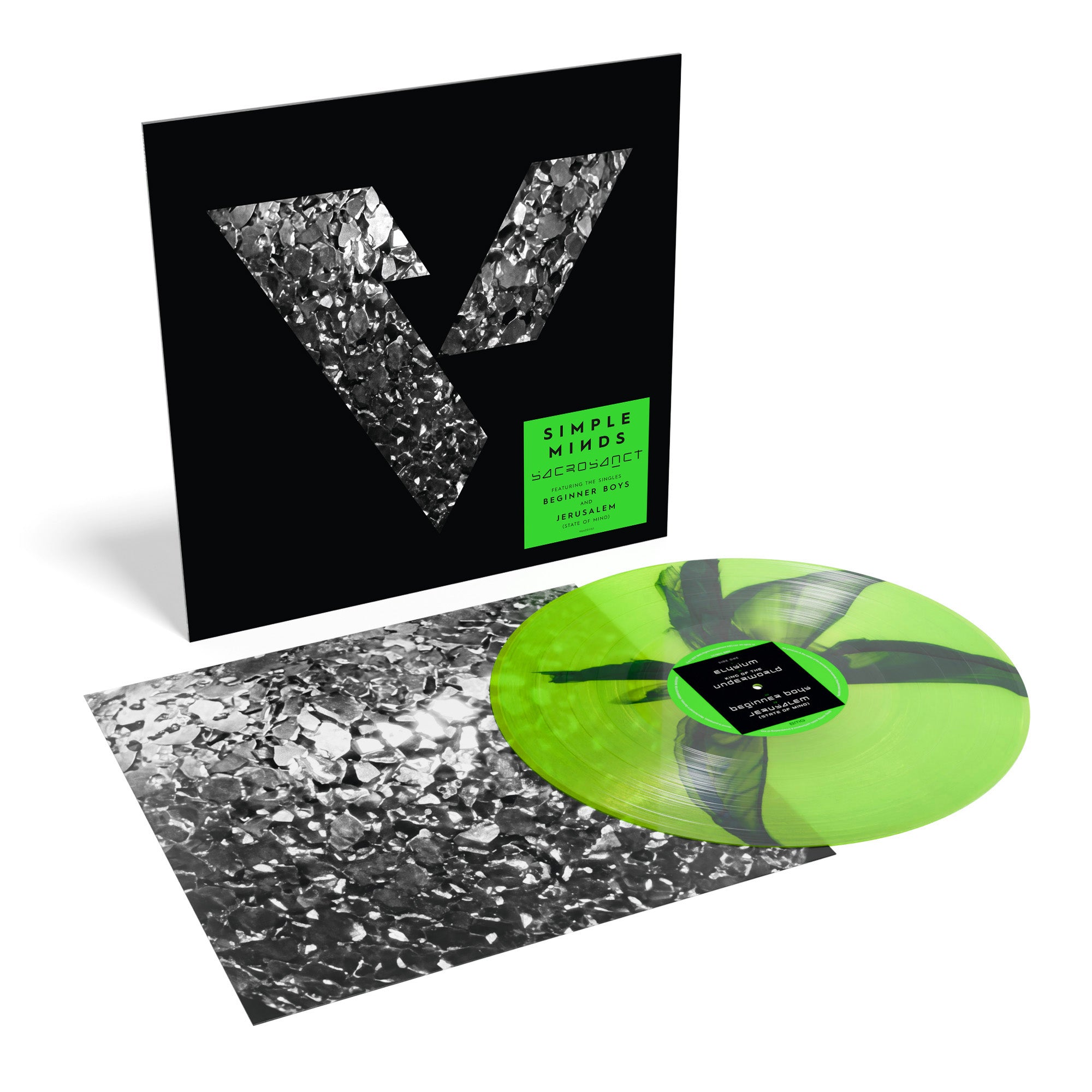 Sacrosanct: Green & Black Inkplosion Vinyl LP & Signed Print