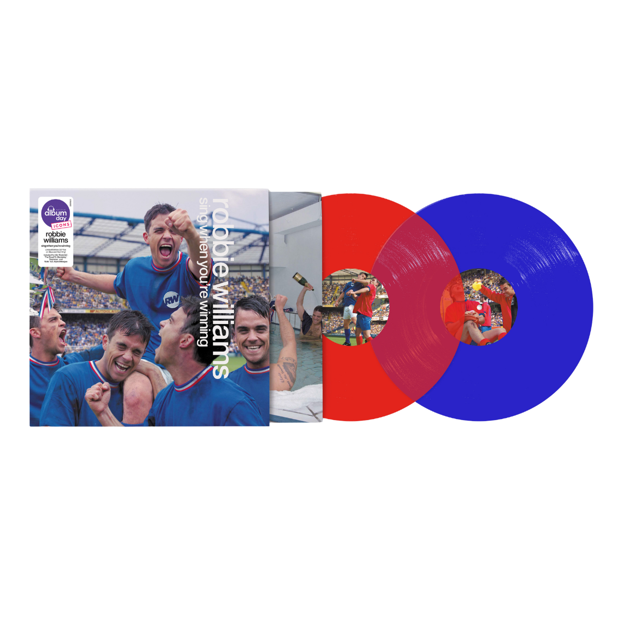 Robbie Williams - Sing When You're Winning [NAD26]: Blue and Red Vinyl 2LP