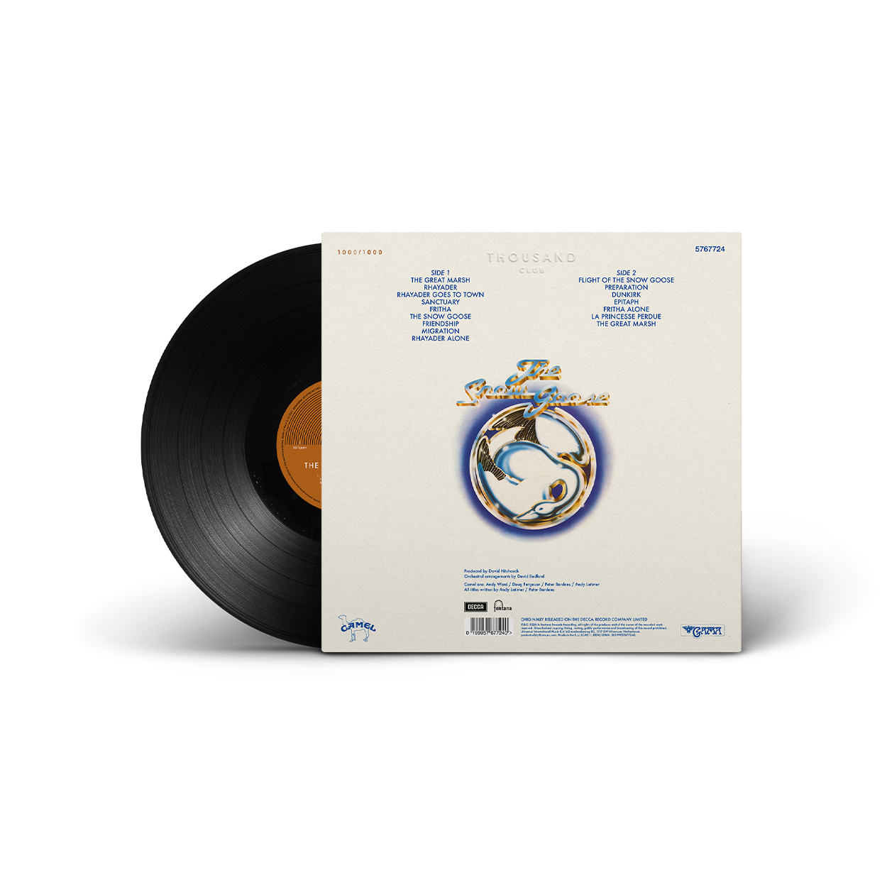 Camel - The Snow Goose (The Thousand Club) - Pressings Nos. 2-10