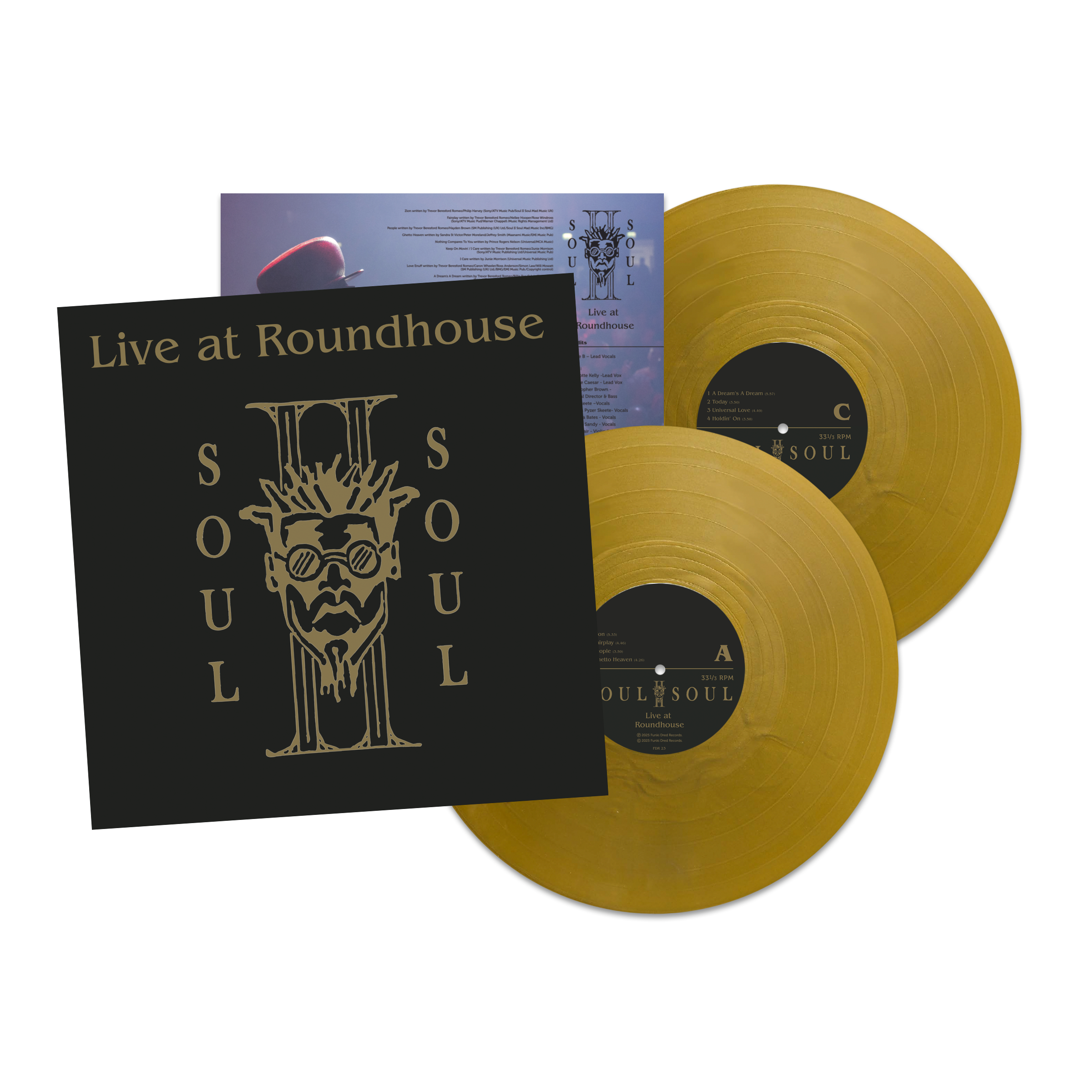 Live at the Roundhouse: Limited Gold Vinyl 2LP & Signed Print