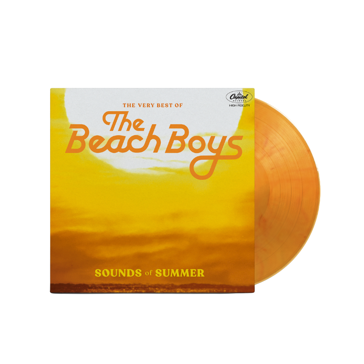 The Beach Boys - Sounds of Summer - The Very Best of The Beach Boys: Exclusive Sunrise Orange & Yellow Vinyl LP