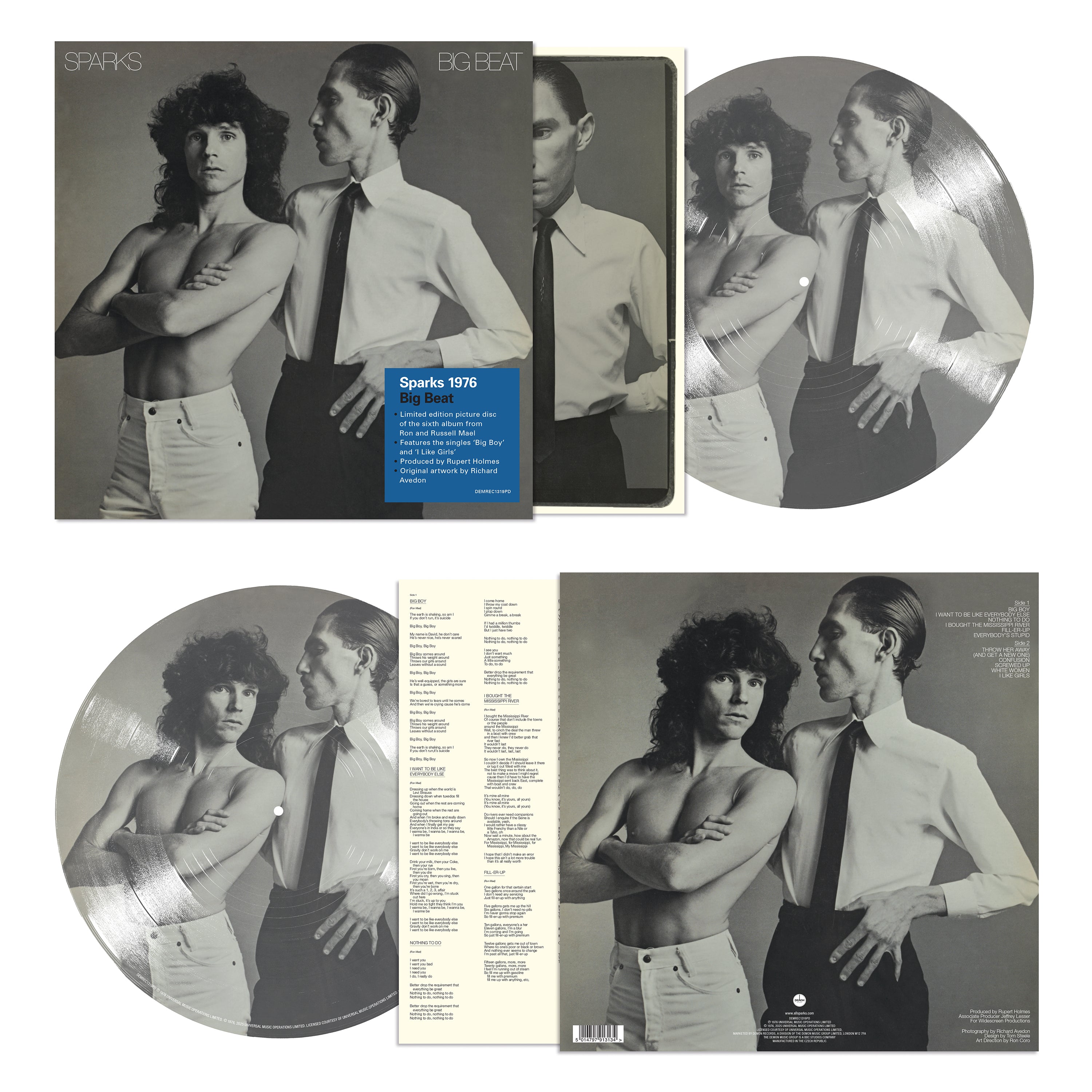 Sparks - Big Beat: Picture Disc Vinyl LP
