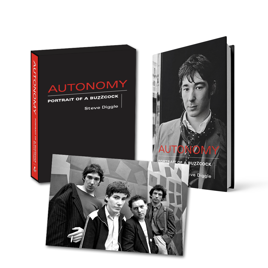 Steve Diggle (Buzzcocks) - Autonomy - Portrait of a Buzzcock: Special Edition Signed Hardback Book