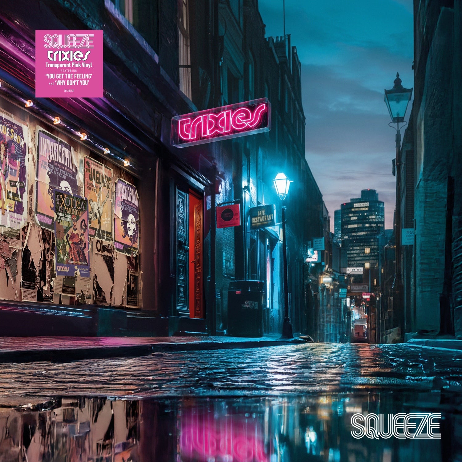 Squeeze - Trixies: Transparent Pink Vinyl LP - The Sound of Vinyl