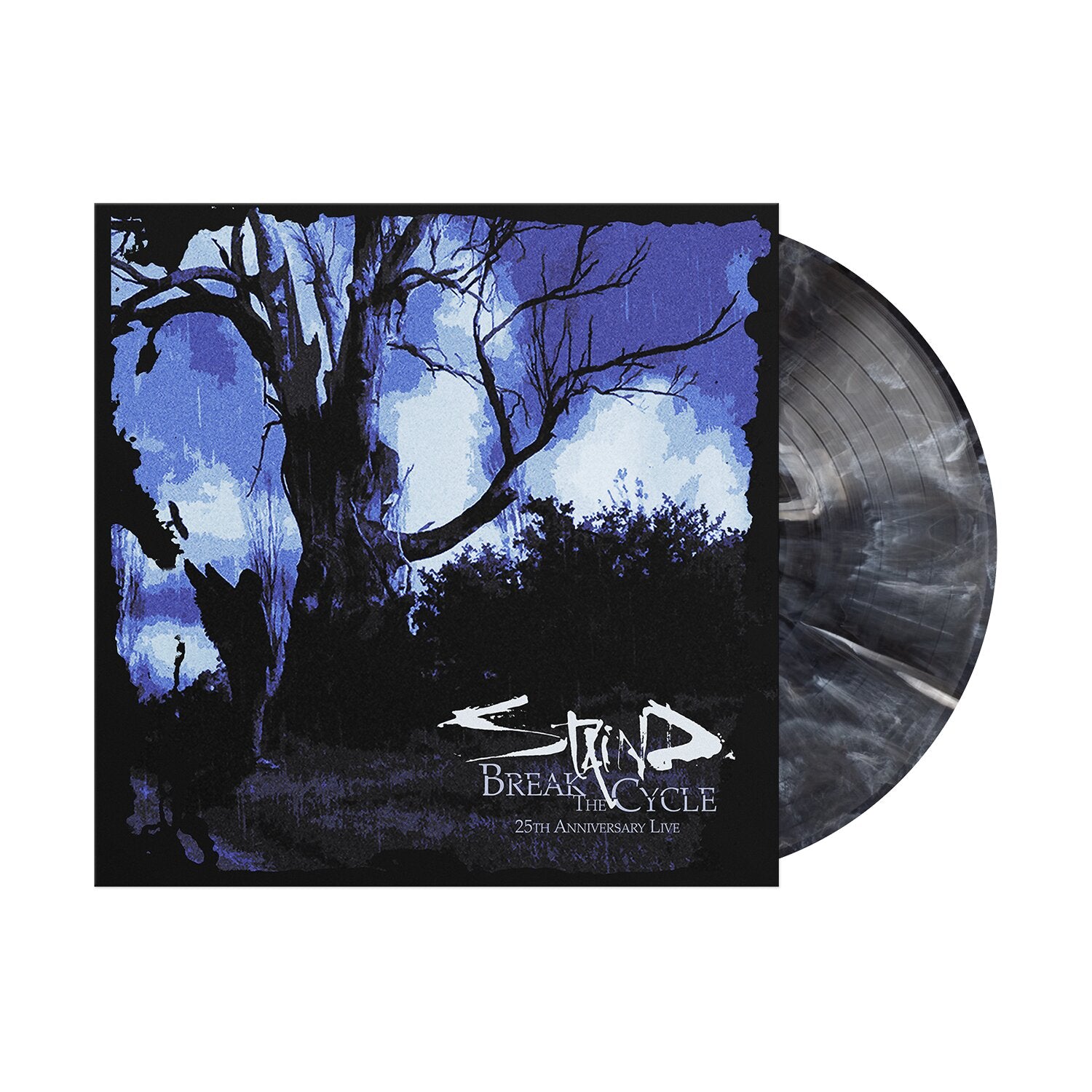 Staind - Break The Cycle (25th Anniversary Live): Black Ice Black Wave Vinyl LP