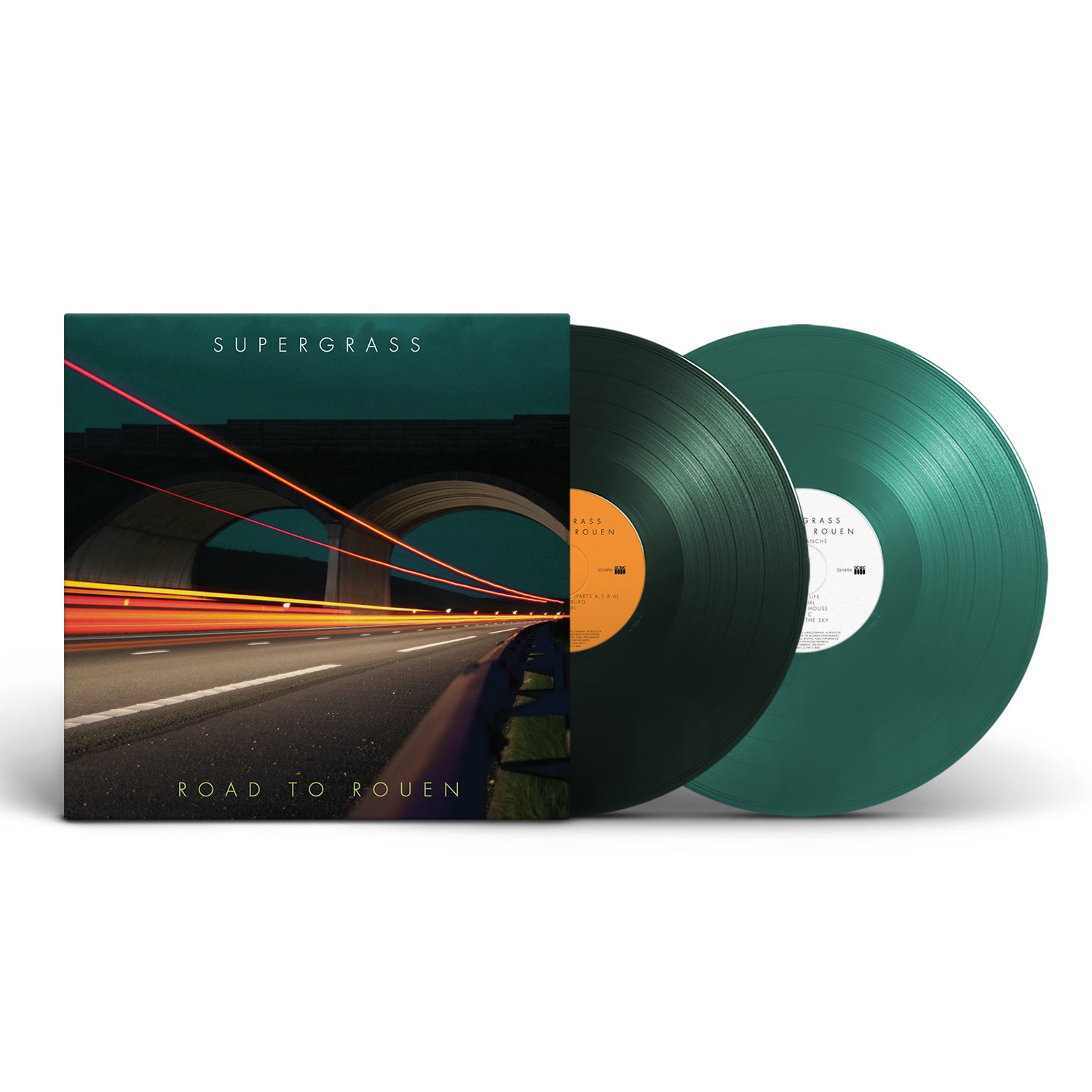 Supergrass - Road to Rouen (20th Anniversary Edition): Forest & Petrol Green Colour Vinyl 2LP