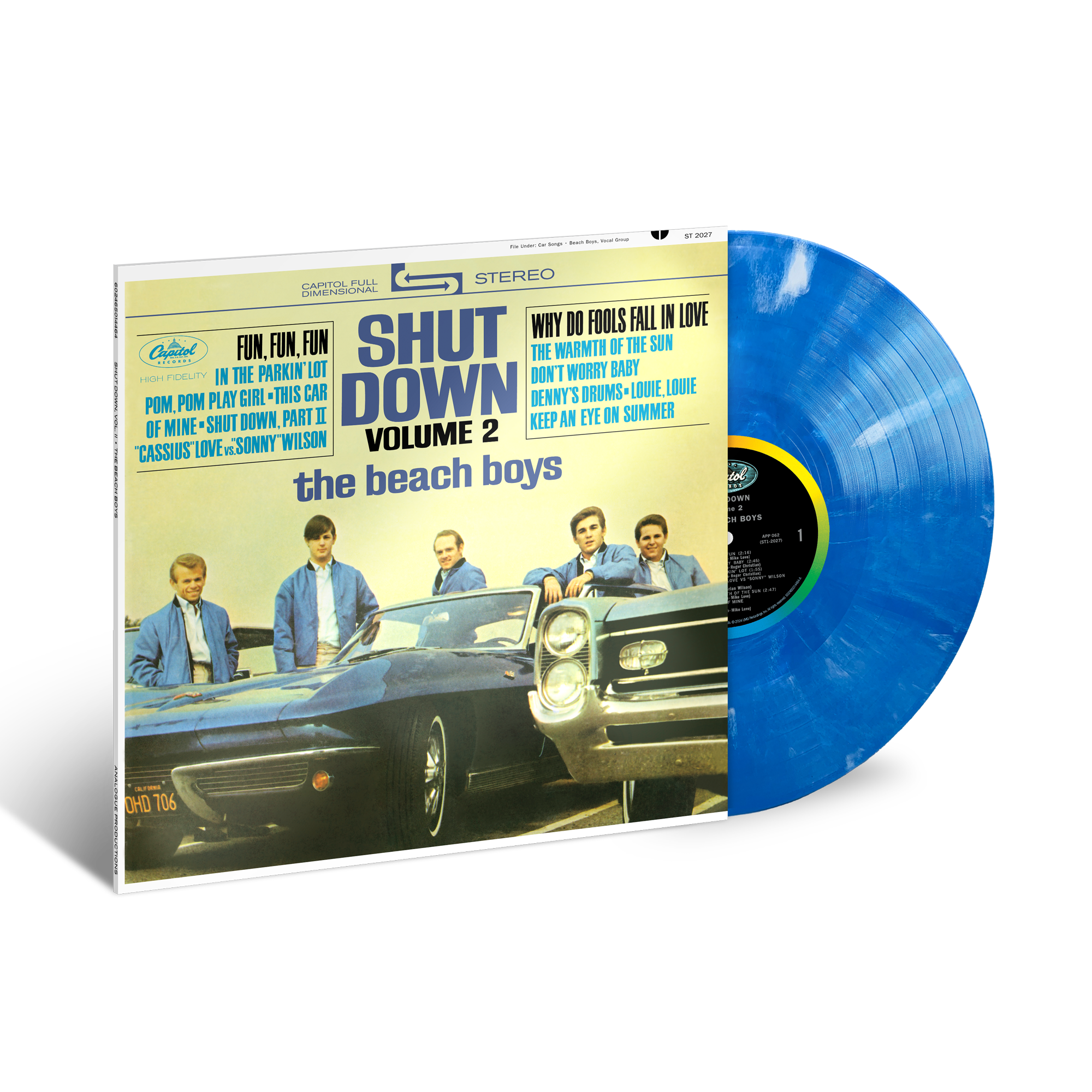 The Beach Boys - Shut Down Vol. 2: Exclusive Blue & White Marble Vinyl LP