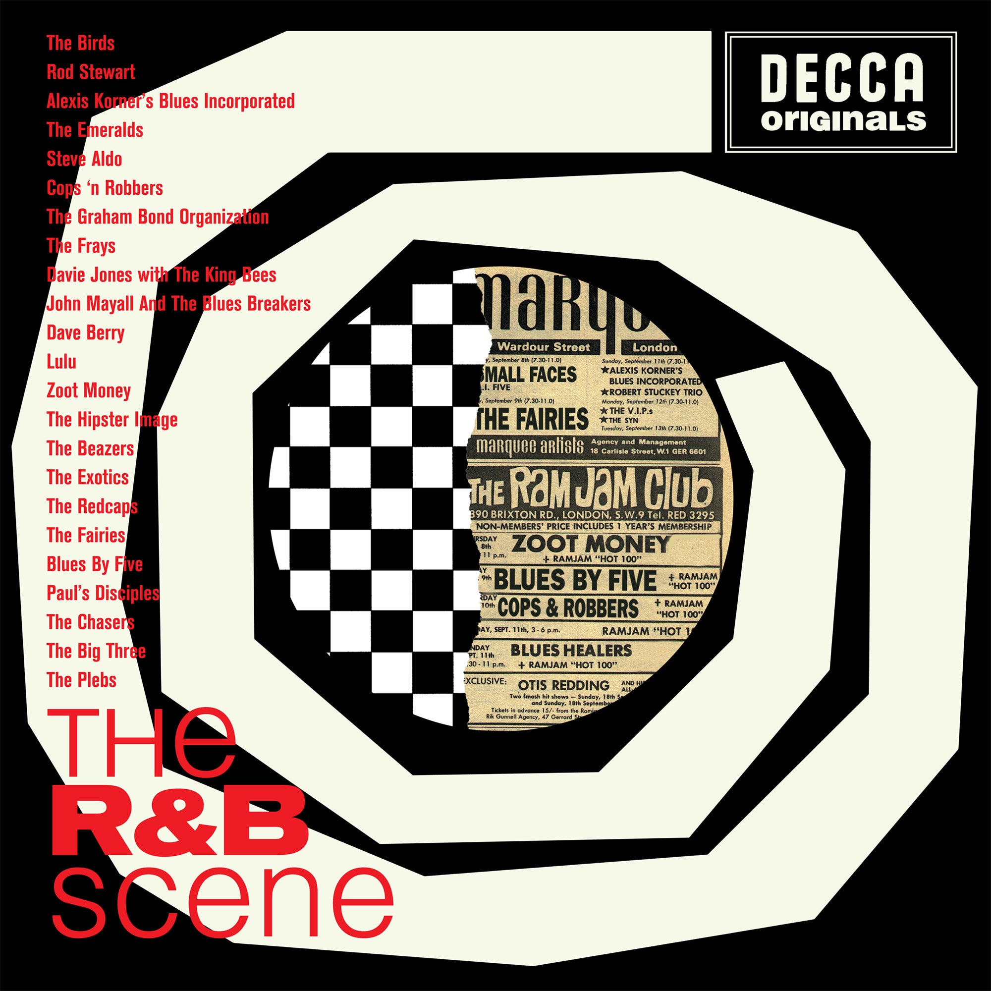 Various Artists - The R&B Scene: White Vinyl 2LP