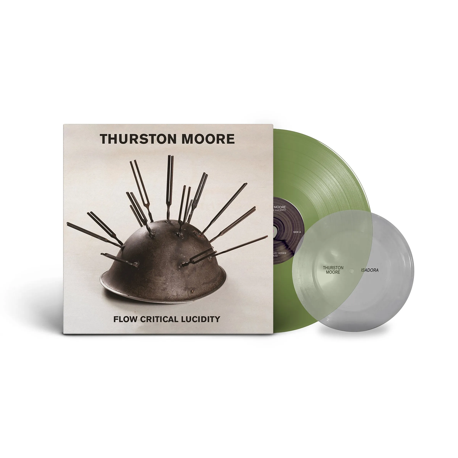 Thurston Moore - Flow Critical Lucidity: Limited Green Vinyl LP & Clear Flexi 7"