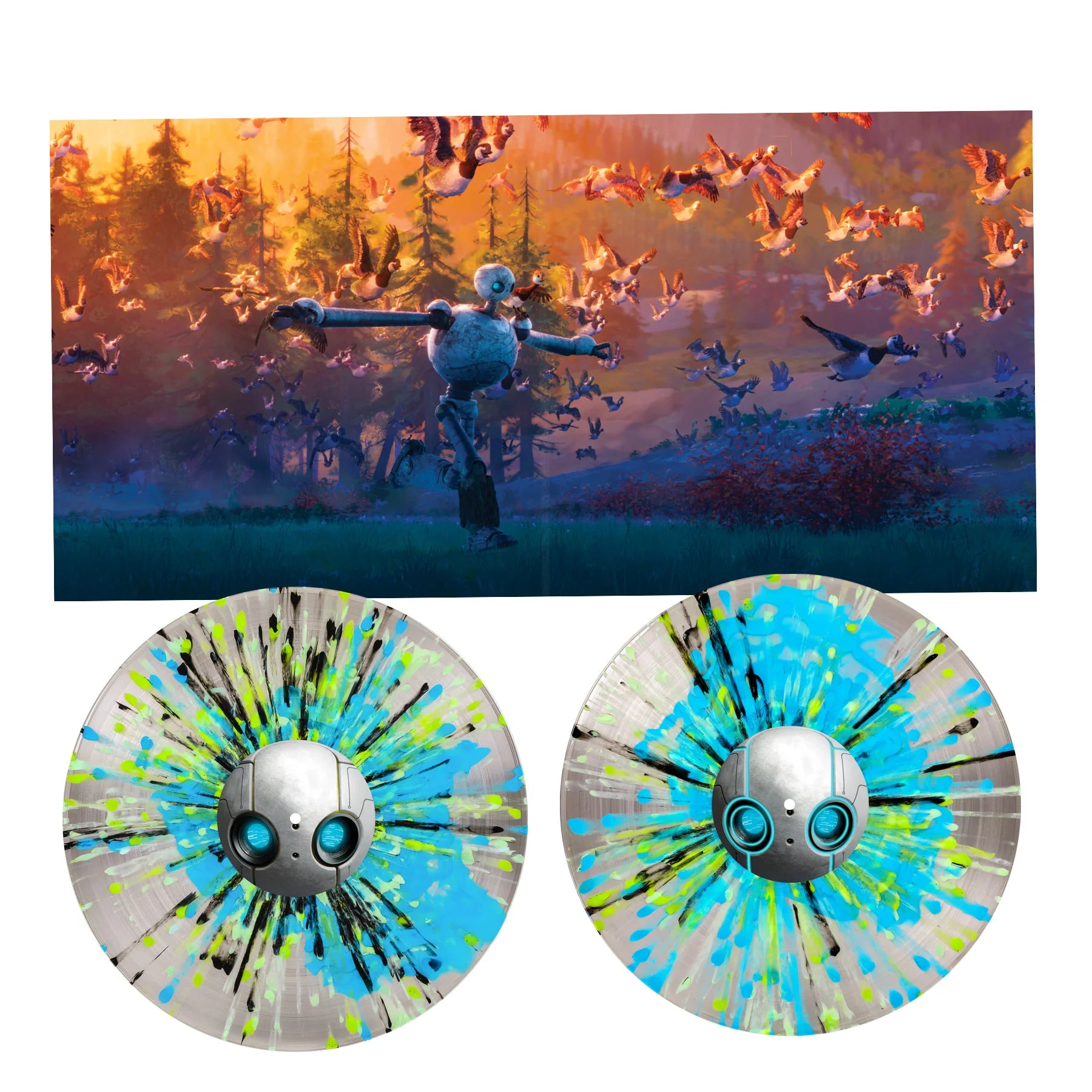 Kris Bowers - The Wild Robot: Limited Deluxe Clear w/ Splatter Vinyl LP