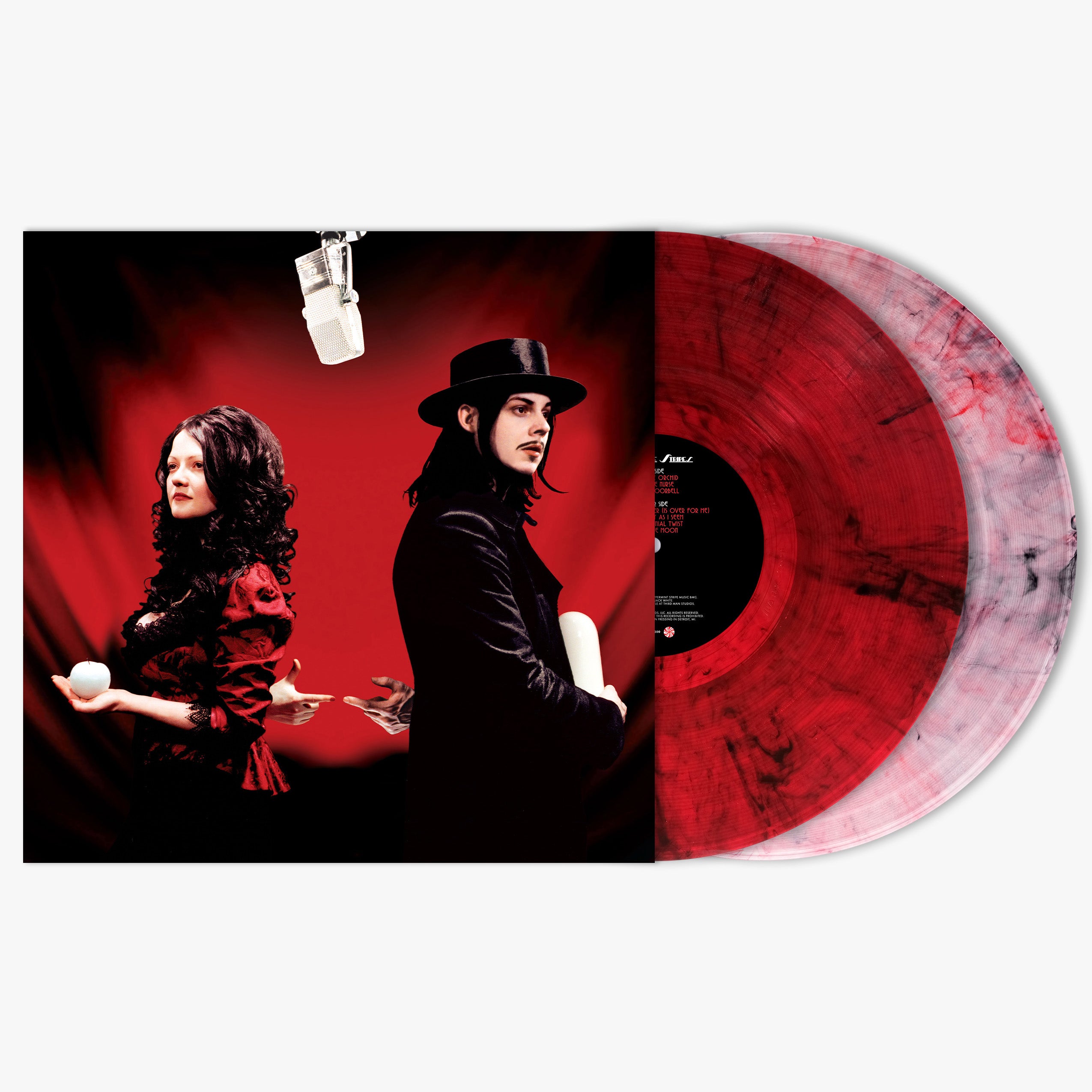 The White Stripes - Get Behind Me Satan (20th Anniversary): Red & Black Smoke Vinyl 2LP