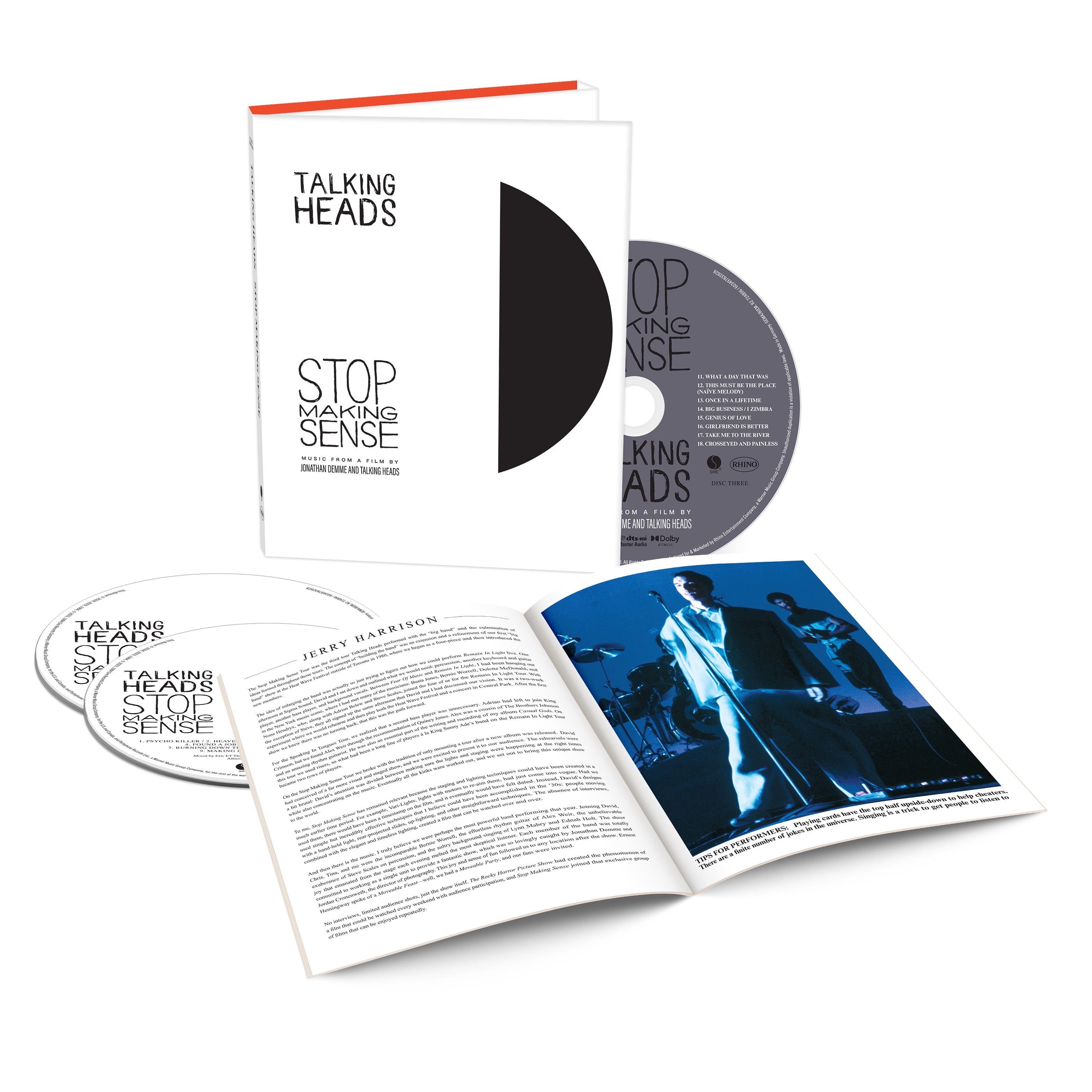 Talking Heads - Stop Making Sense: Deluxe 2CD & Blu-Ray