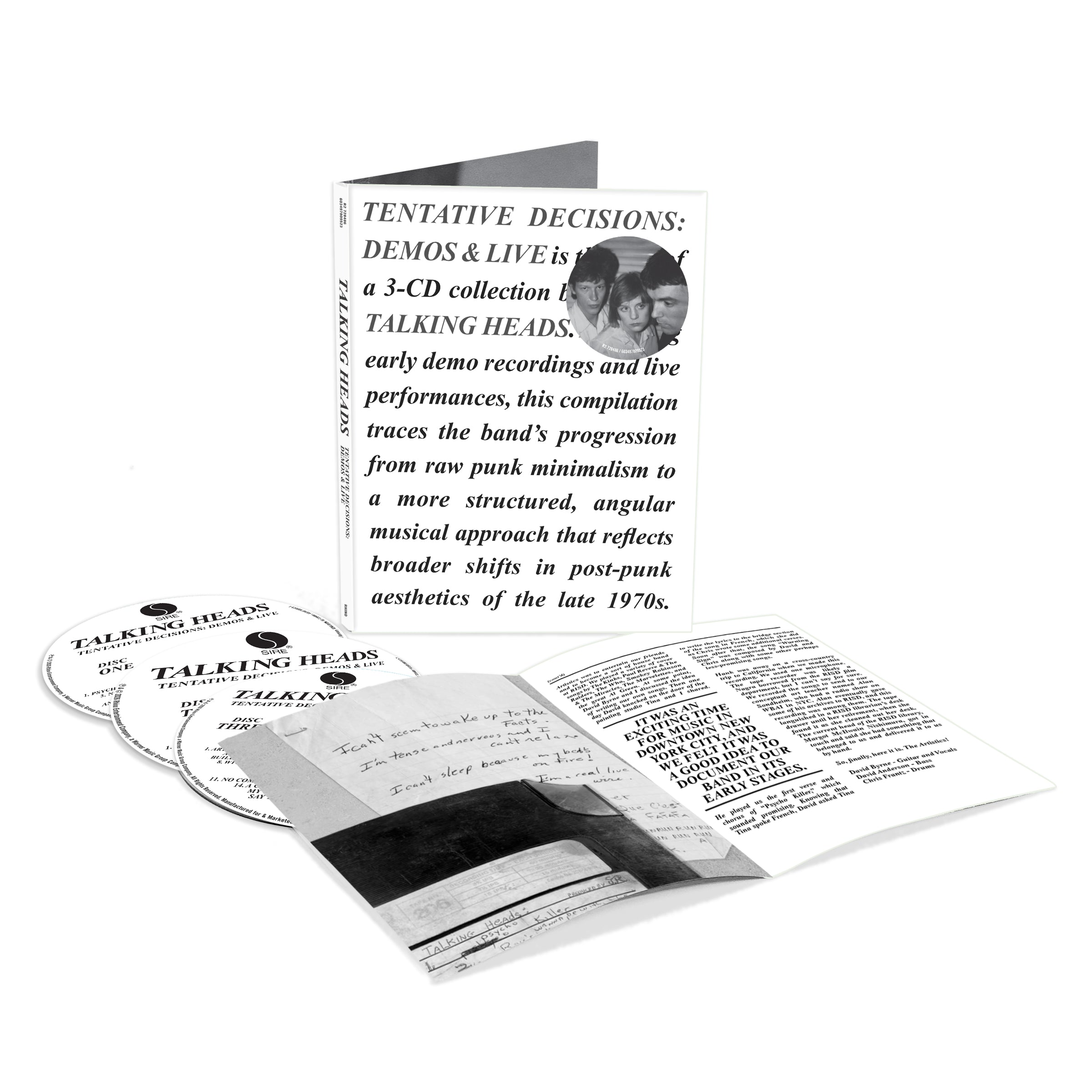 Talking Heads - Tentative Decisions: Demos & Live 3CD