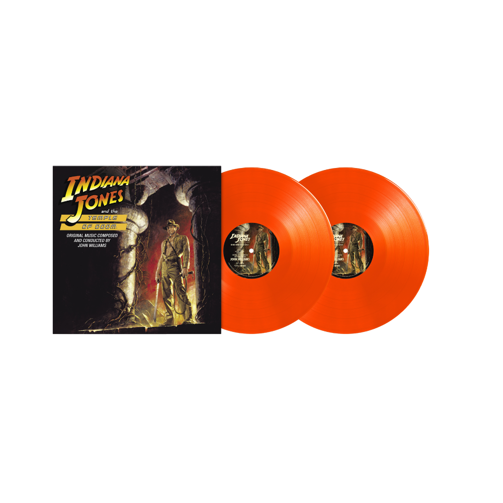 John Williams - Indiana Jones and the Temple of Doom: Orange Vinyl 2LP