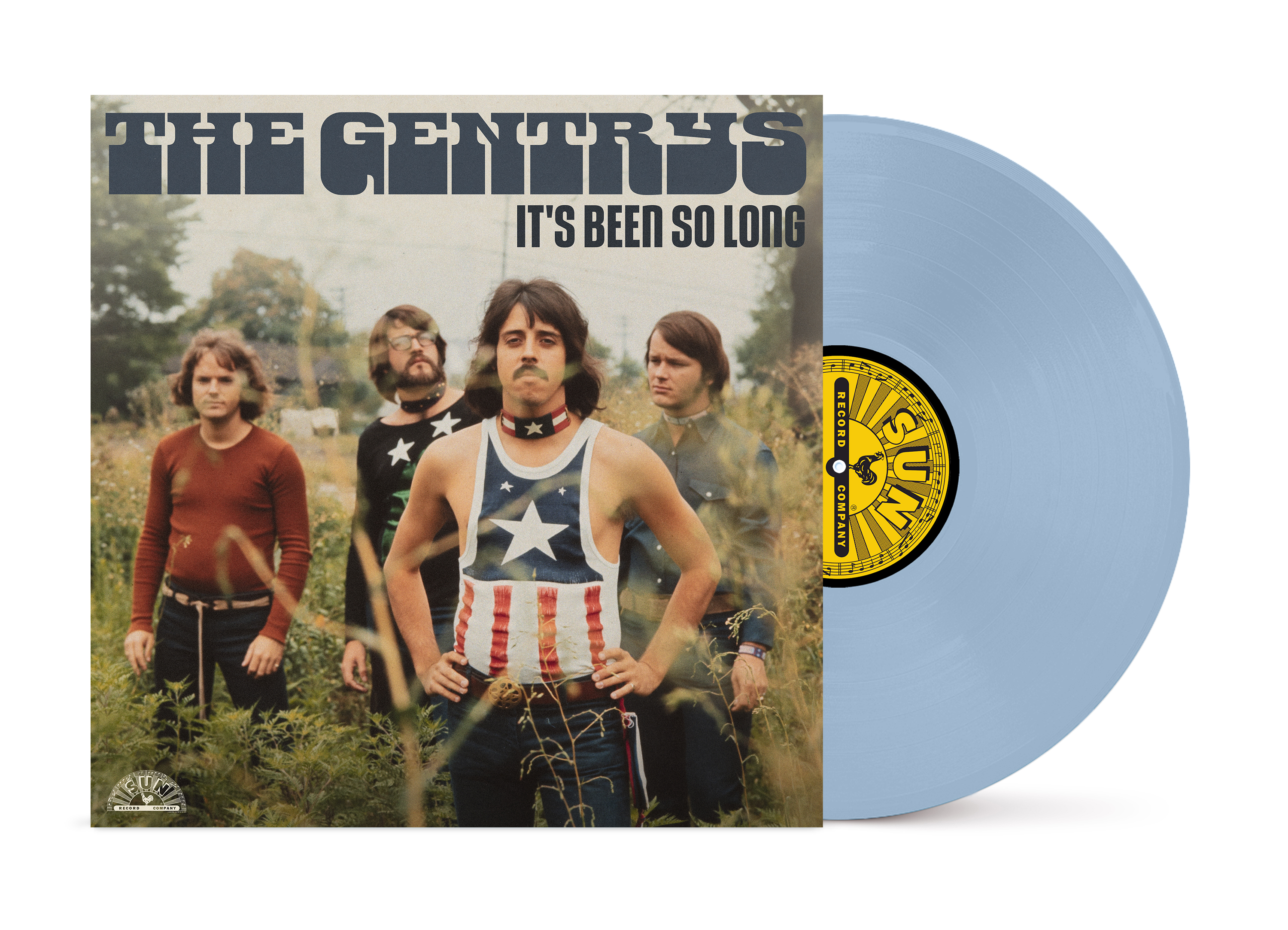 The Gentrys - It's Been So Long: 180g Opaque Sky Blue Vinyl in Single Pocket Jacket with Printed Inner Sleeve