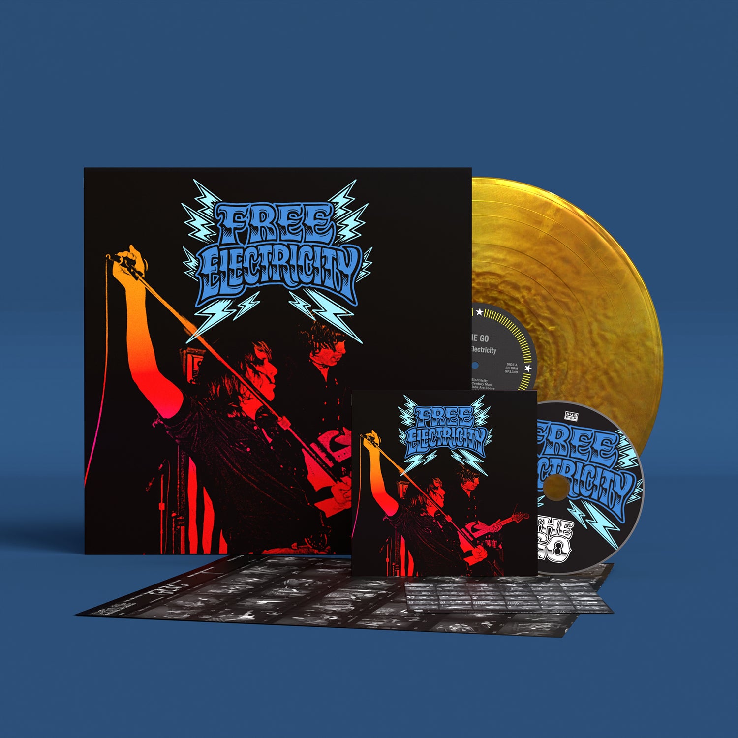 The Go - Free Electricity: Loser Edition Metallic Gold Vinyl LP