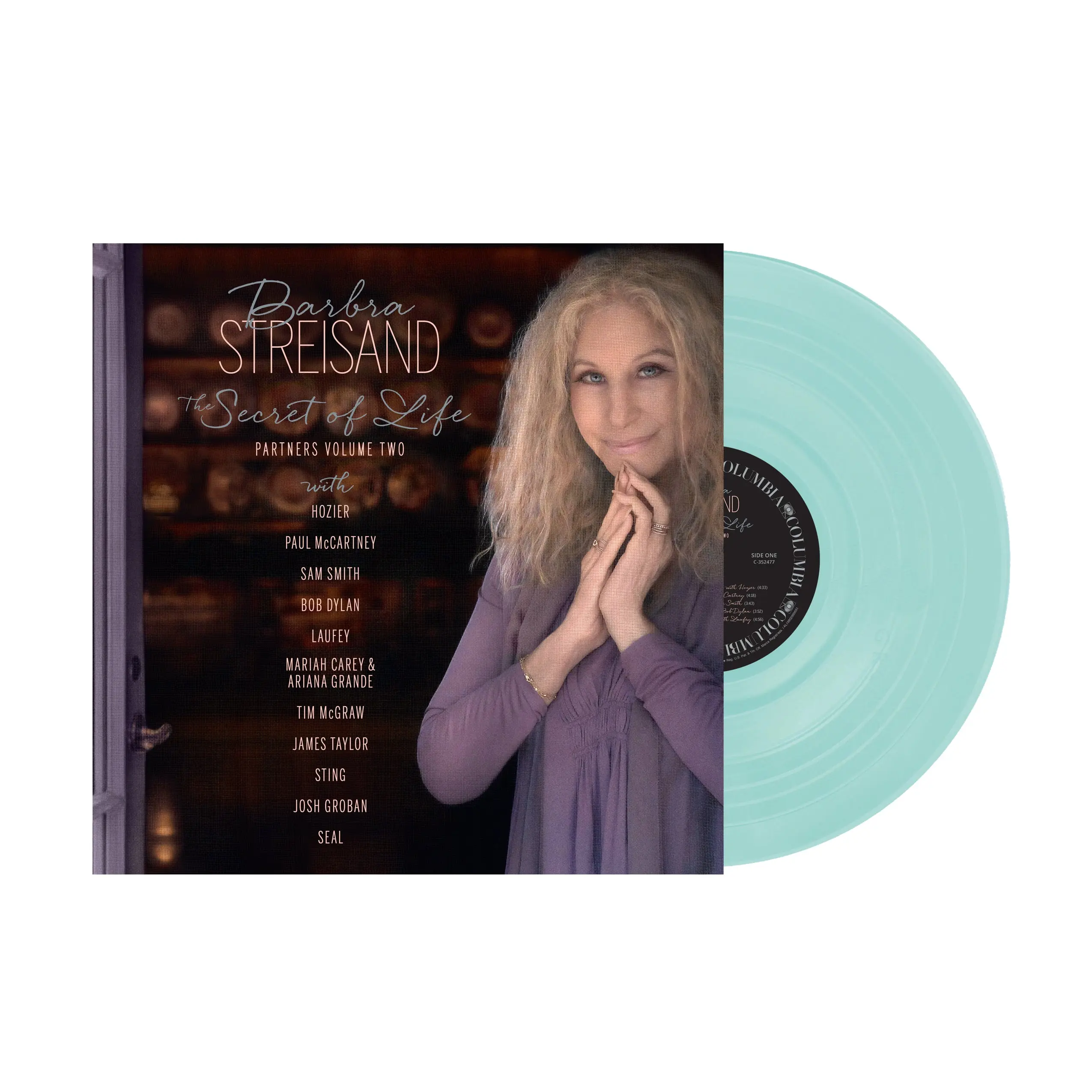 Barbra Streisand - The Secret Of Life: Partners, Volume 2: Aqua Vinyl LP