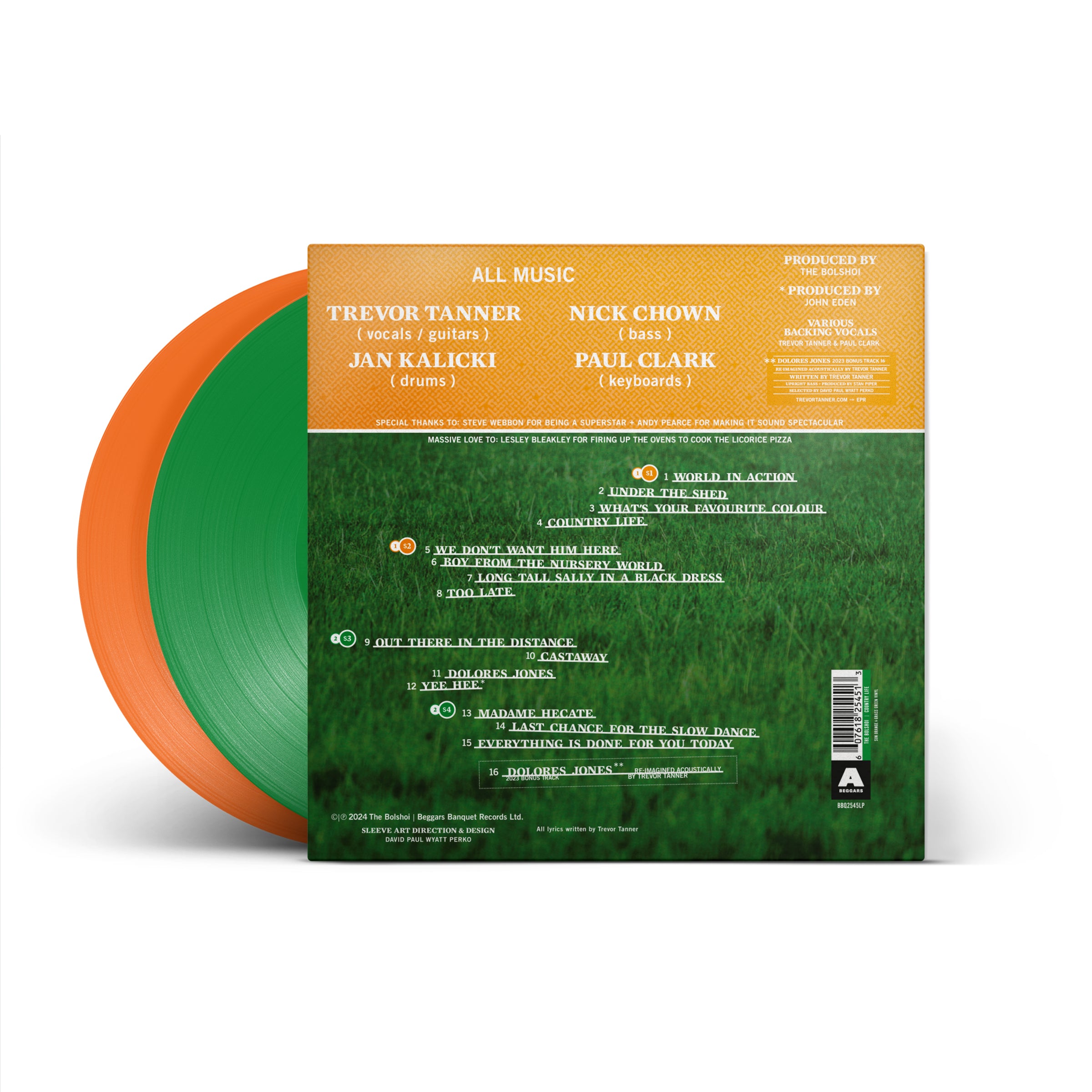 The Bolshoi - Country Life: Orange & Green Vinyl 2LP
