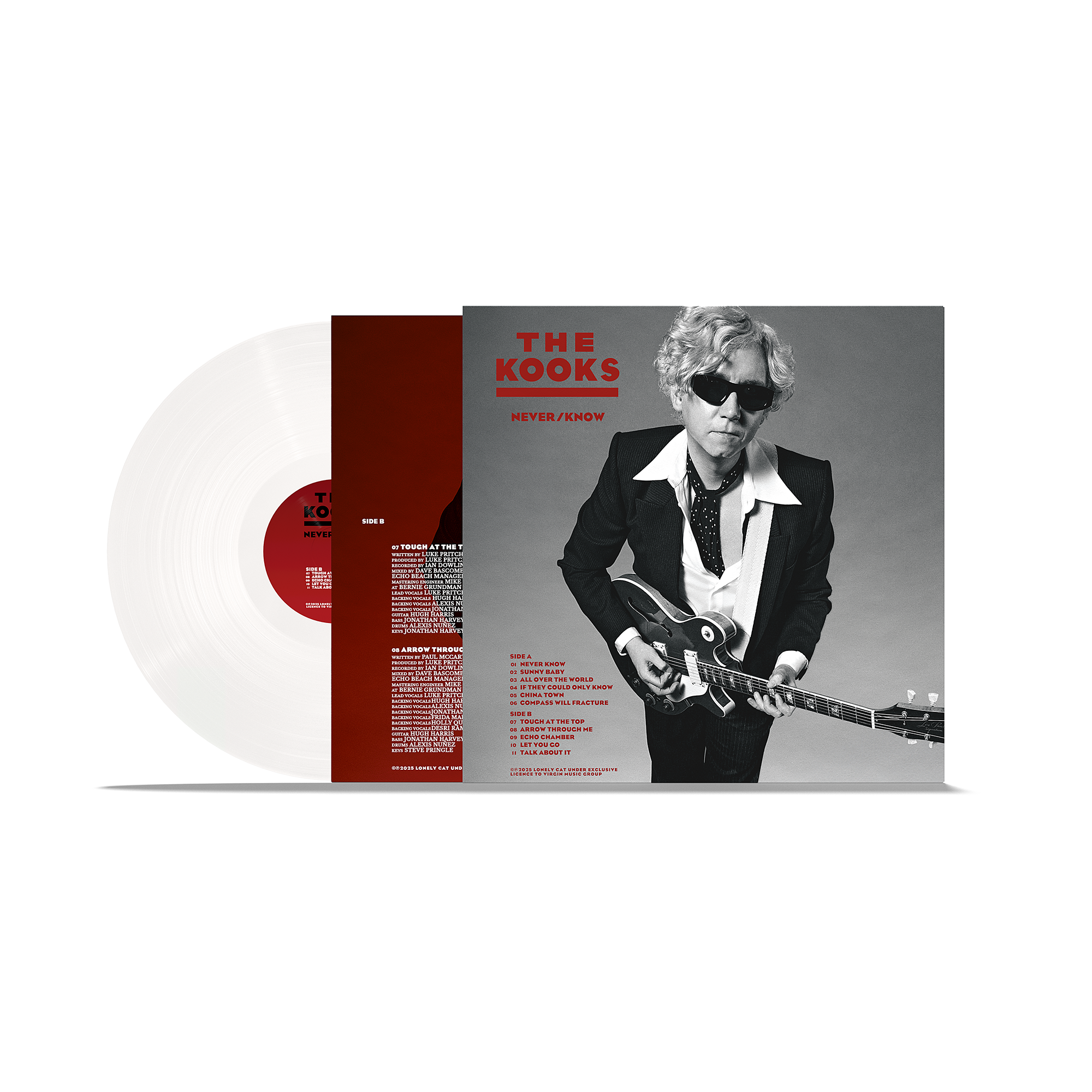 The Kooks - Never/Know: White Vinyl LP