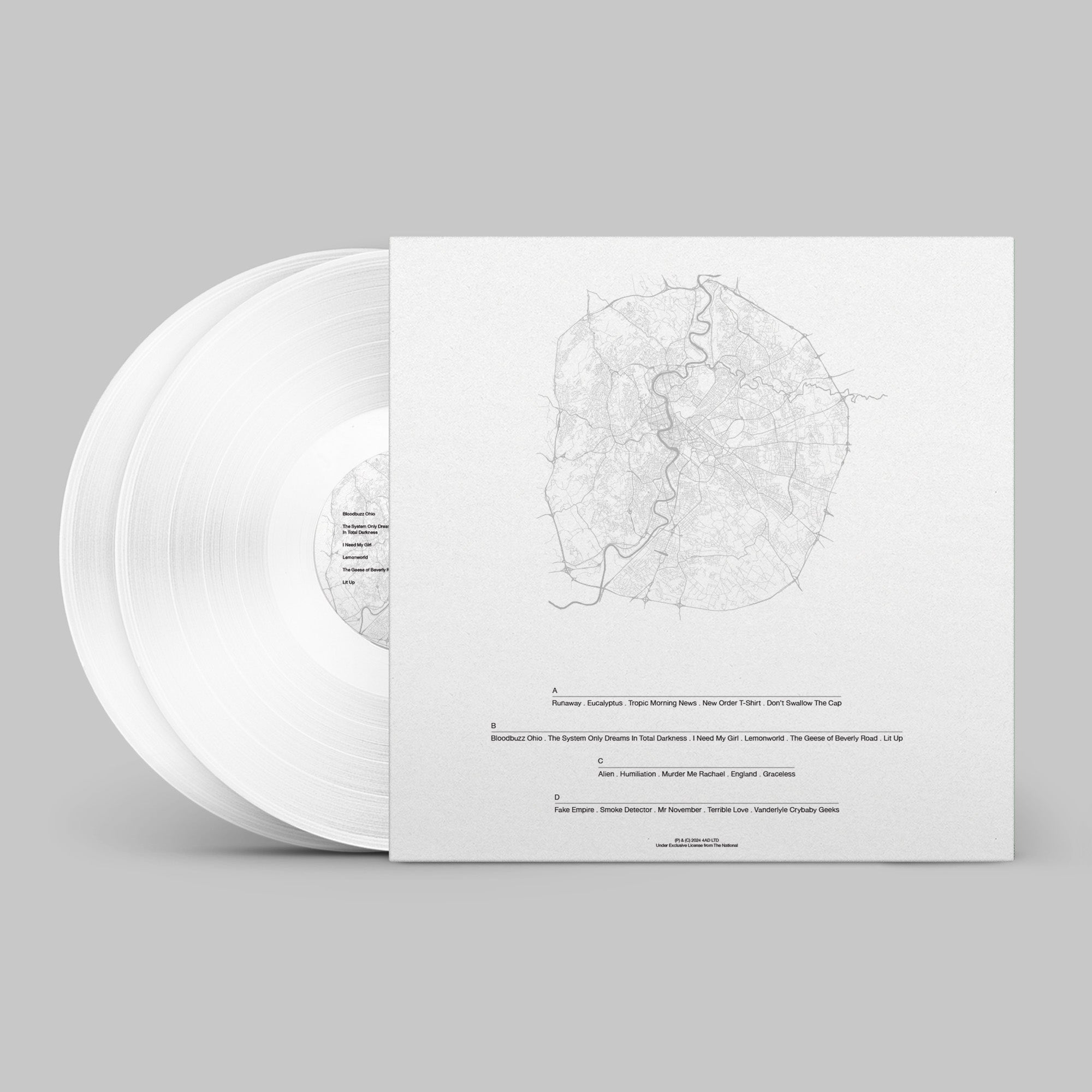 The National - Rome: Limited White Vinyl 2LP