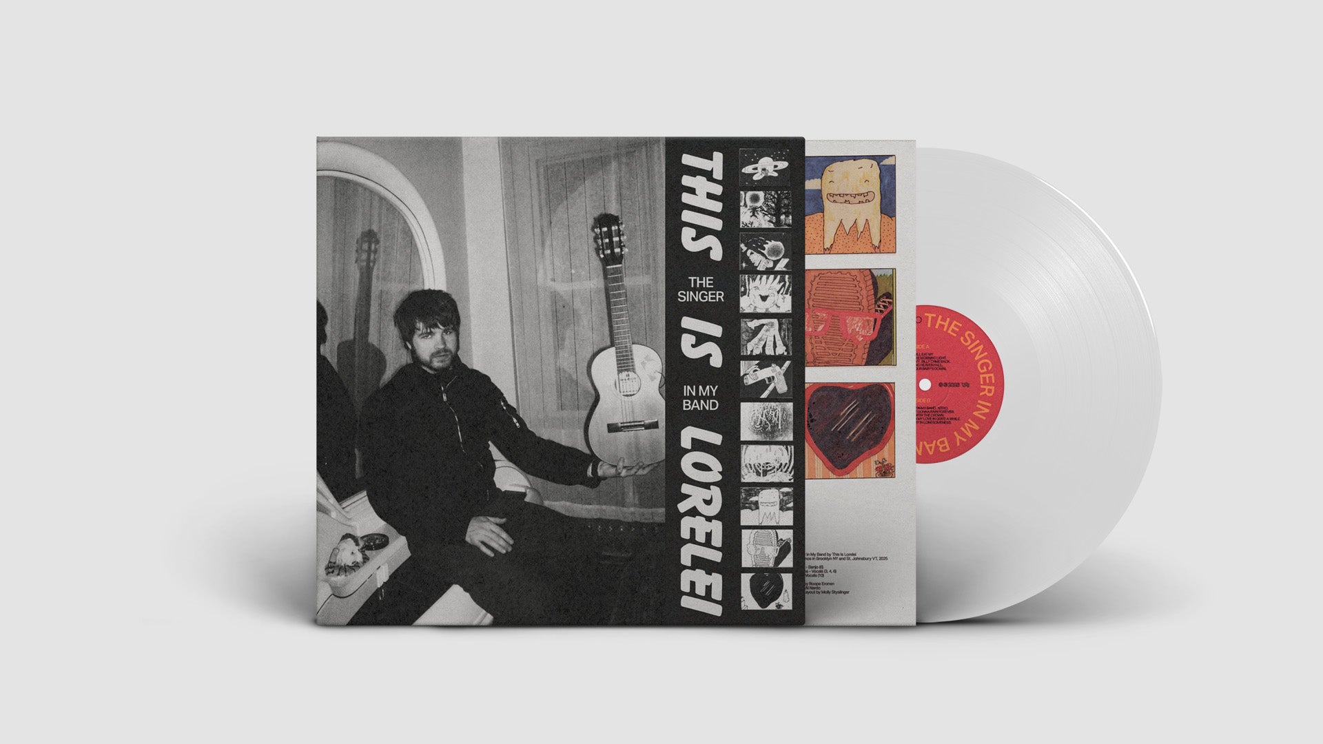 This Is Lorelei - The Singer In My Band: White Vinyl LP