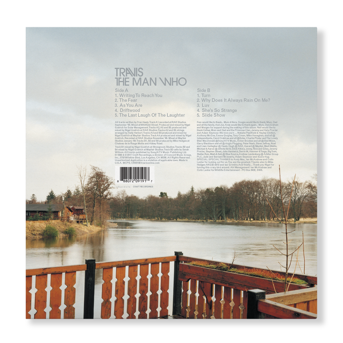 Travis - The Man Who (25th Anniversary Edition): Limited White Travis - The Man Who (25th Anniversary Edition): Limited White