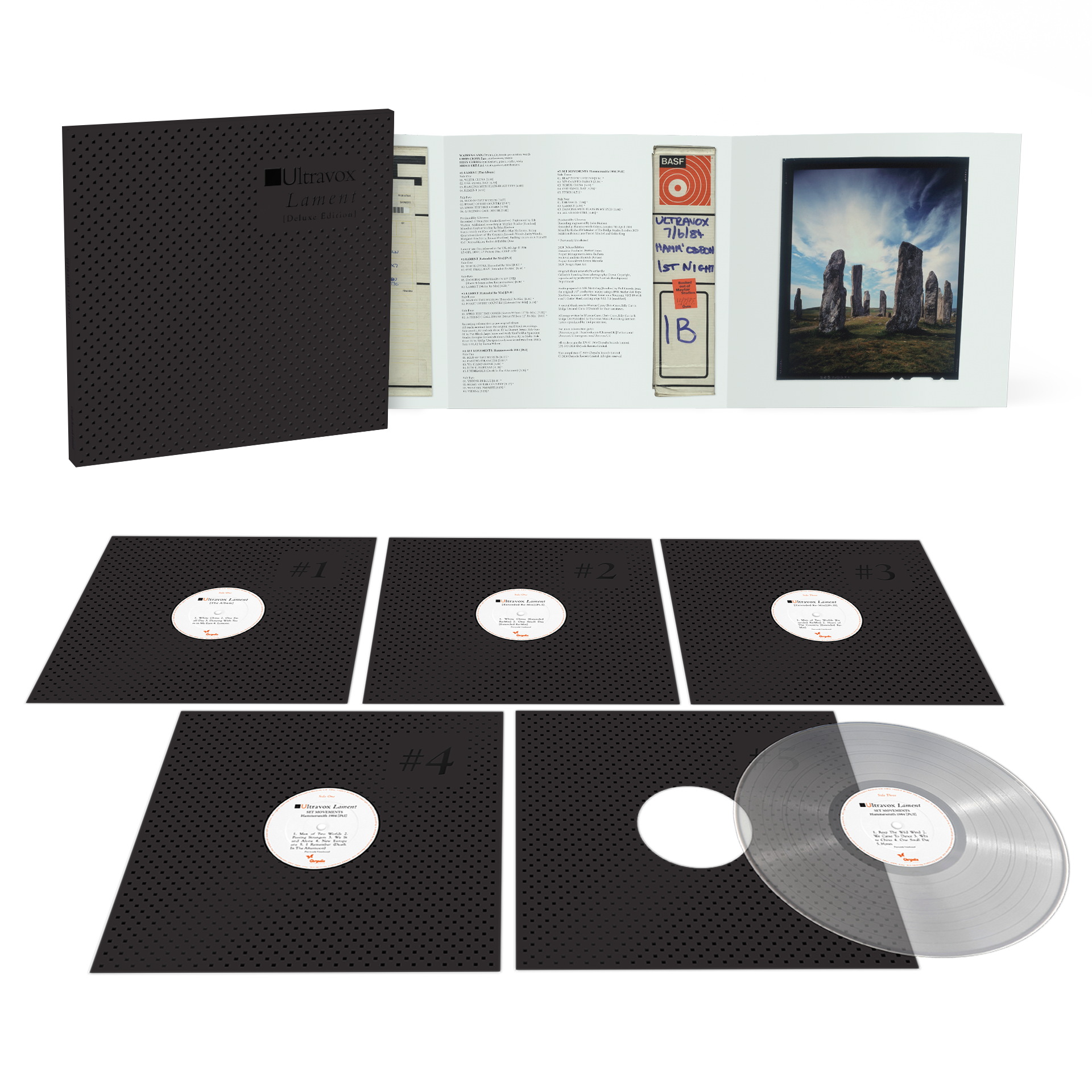 Ultravox - Lament (40th Anniversary Deluxe Edition): Limited Clear Vinyl 5LP Box Set